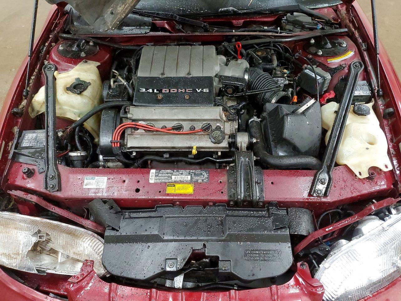 1995 Chevrolet Lumina Ls Бордовый vin: 2G1WN52X9S9206745
