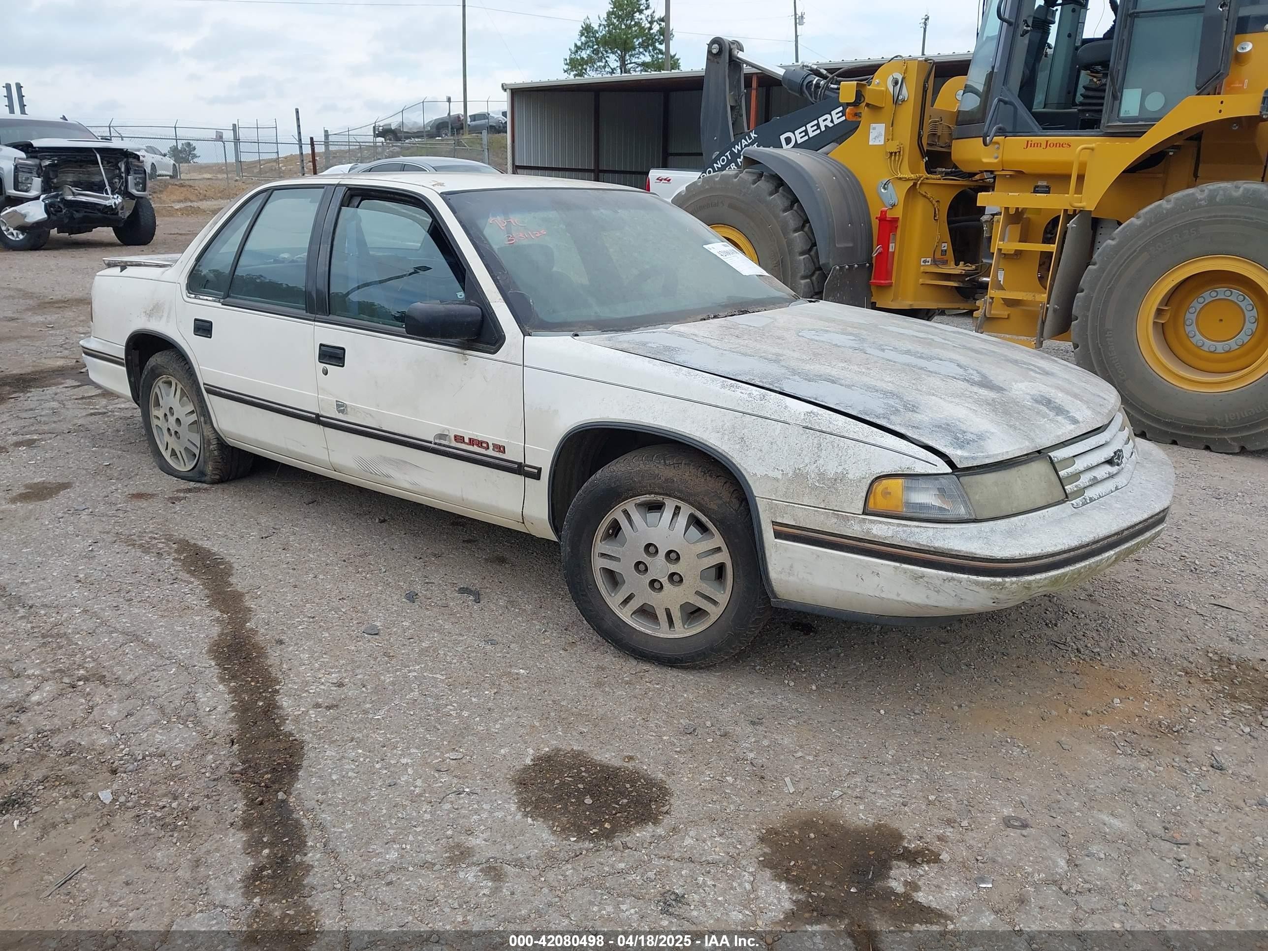 1991 Chevrolet Lumina Euro White vin: 2G1WN54T8M1150826