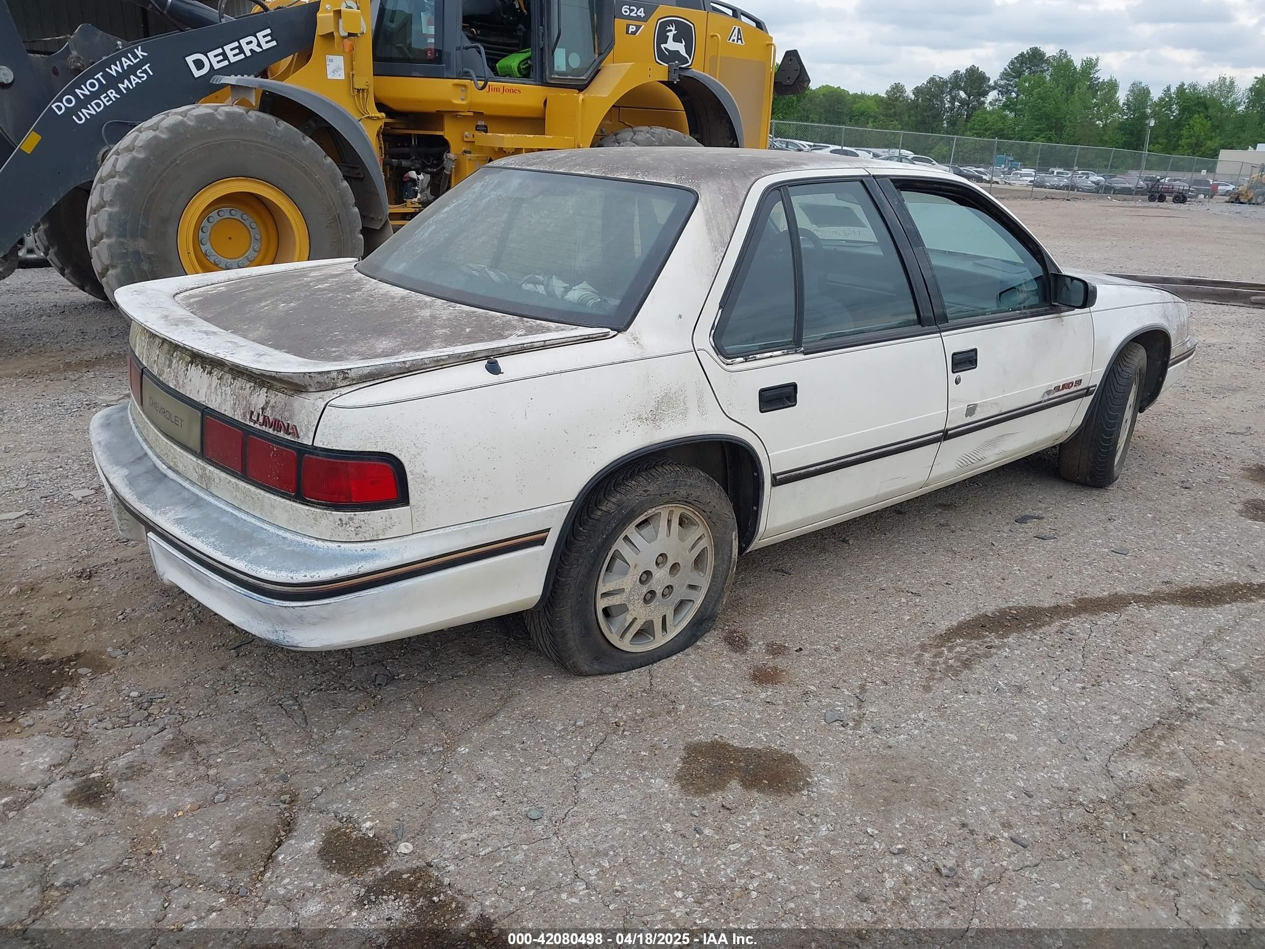1991 Chevrolet Lumina Euro White vin: 2G1WN54T8M1150826