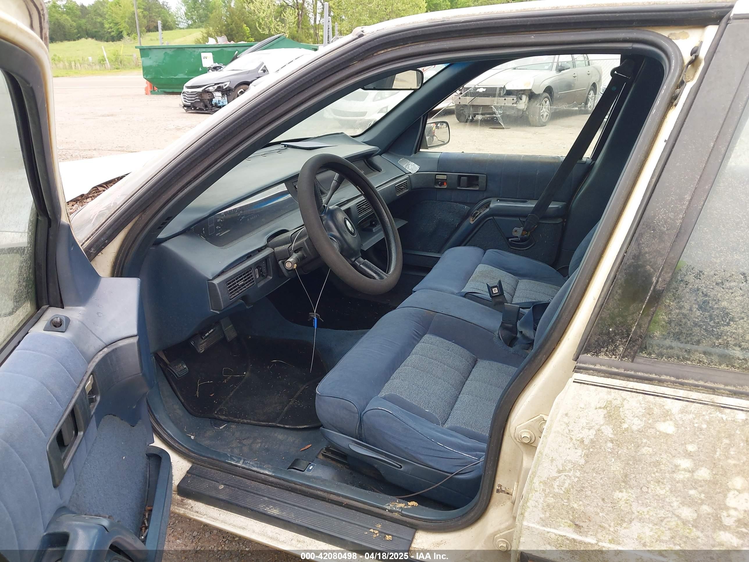 1991 Chevrolet Lumina Euro White vin: 2G1WN54T8M1150826