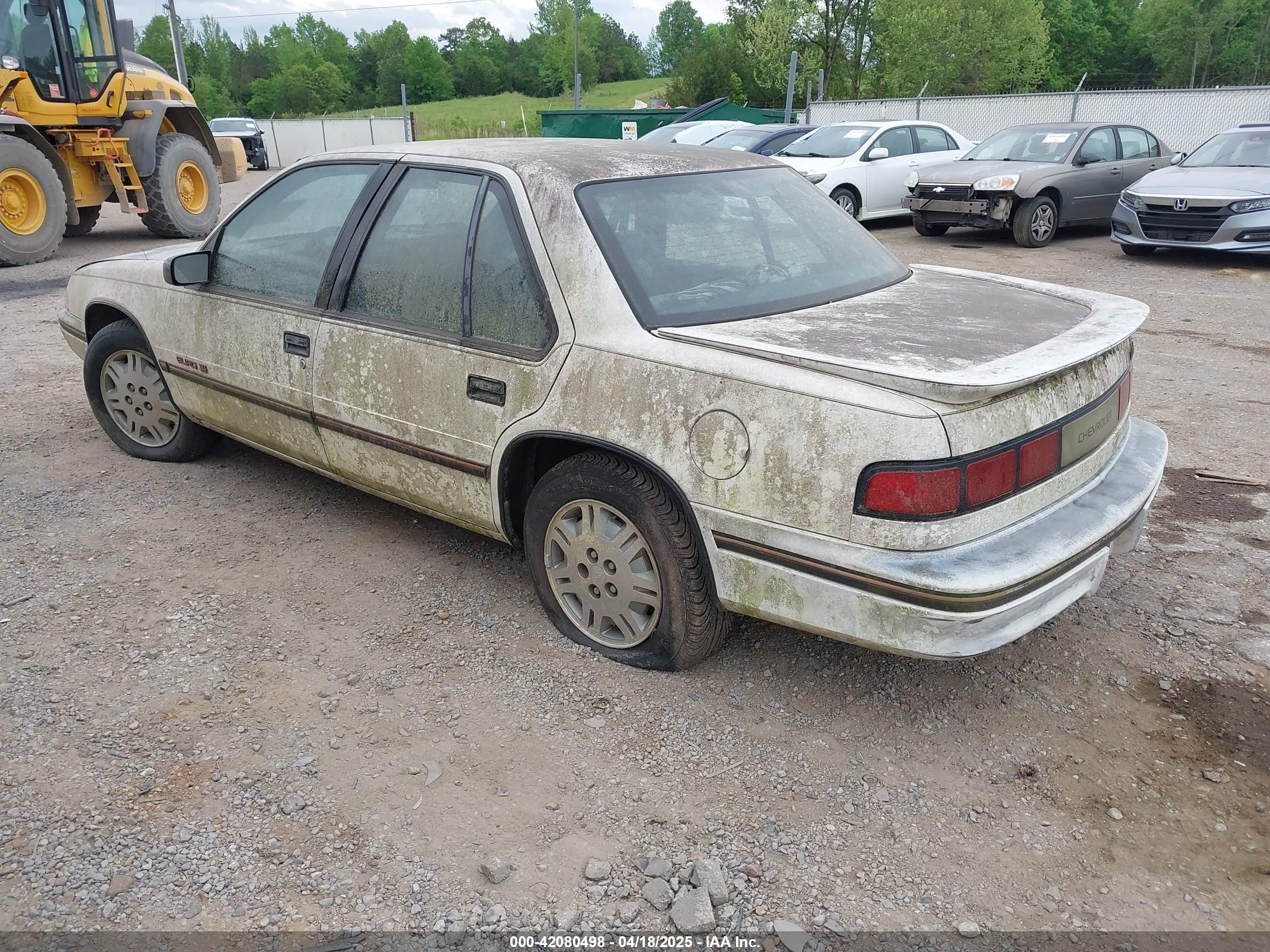 1991 Chevrolet Lumina Euro White vin: 2G1WN54T8M1150826