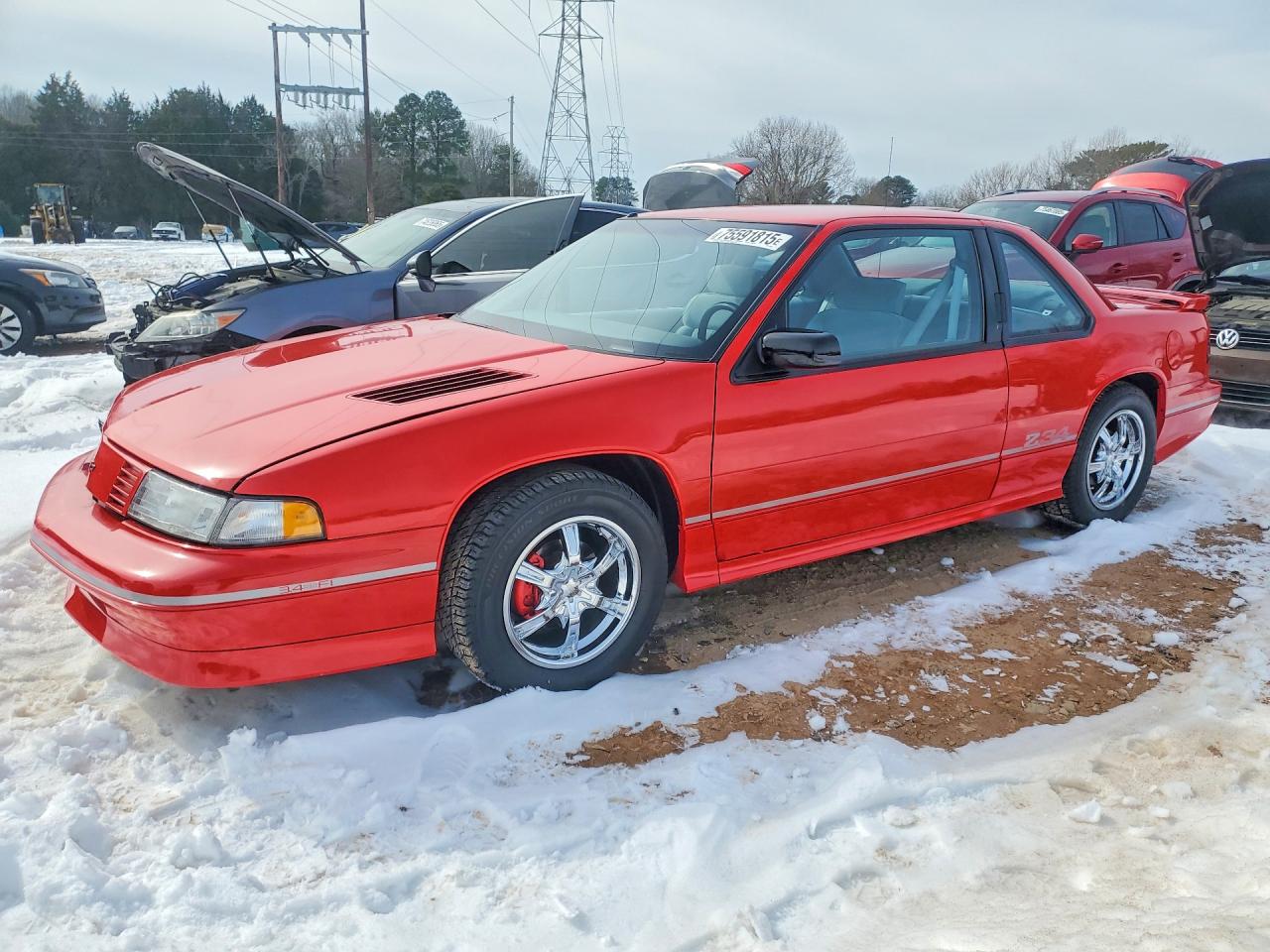 1991 Chevrolet Lumina Z34 Red vin: 2G1WP14X2M9247060