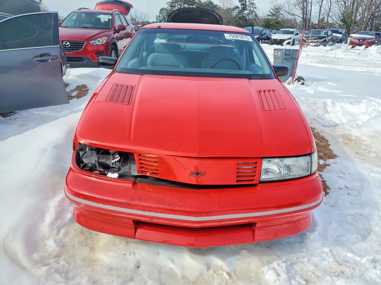 1991 Chevrolet Lumina Z34 Red vin: 2G1WP14X2M9247060