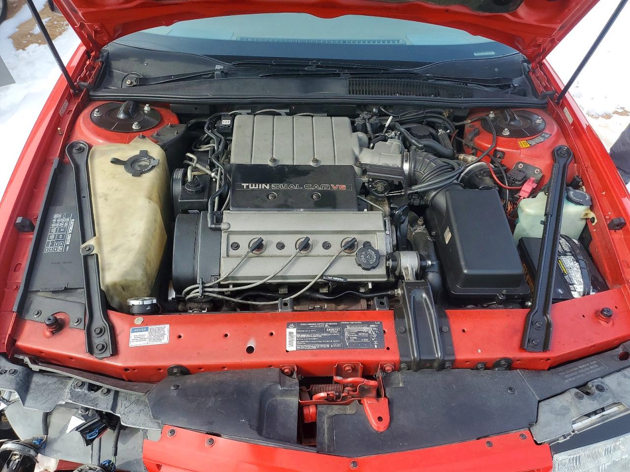 1991 Chevrolet Lumina Z34 Red vin: 2G1WP14X2M9247060