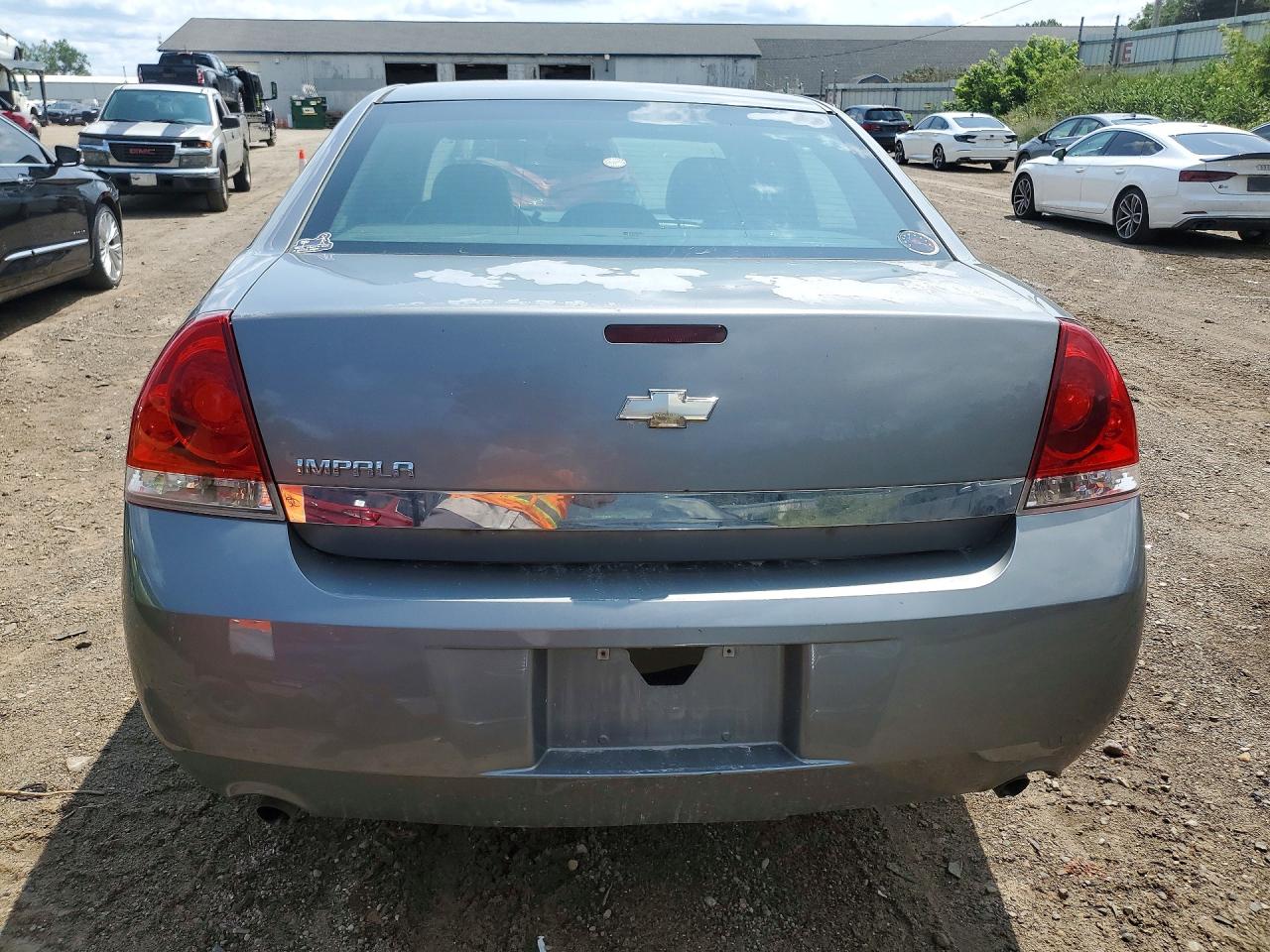 2006 Chevrolet Impala Police Silver vin: 2G1WS551669386207