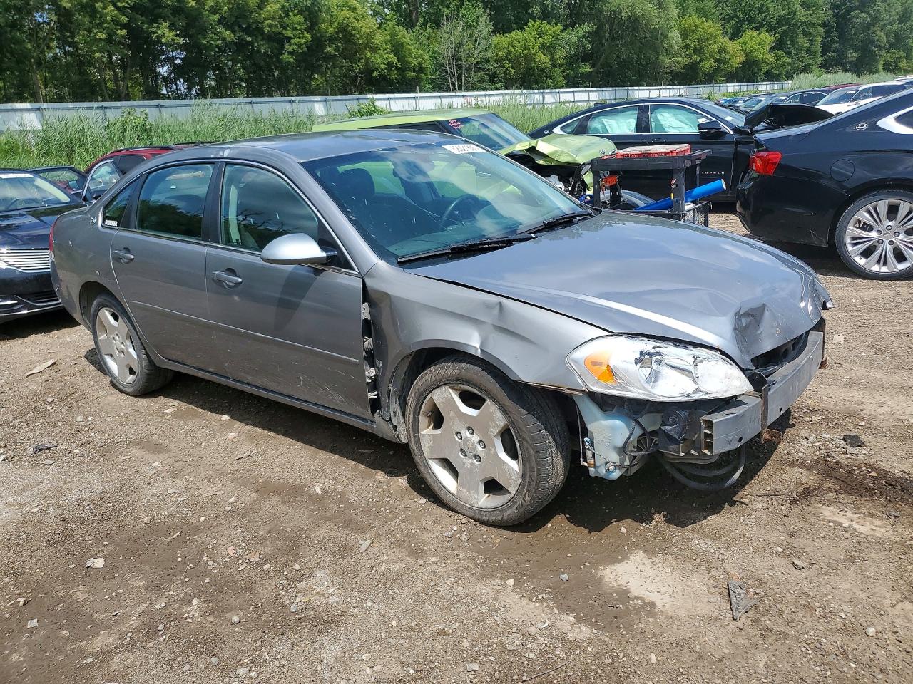 2006 Chevrolet Impala Police Silver vin: 2G1WS551669386207