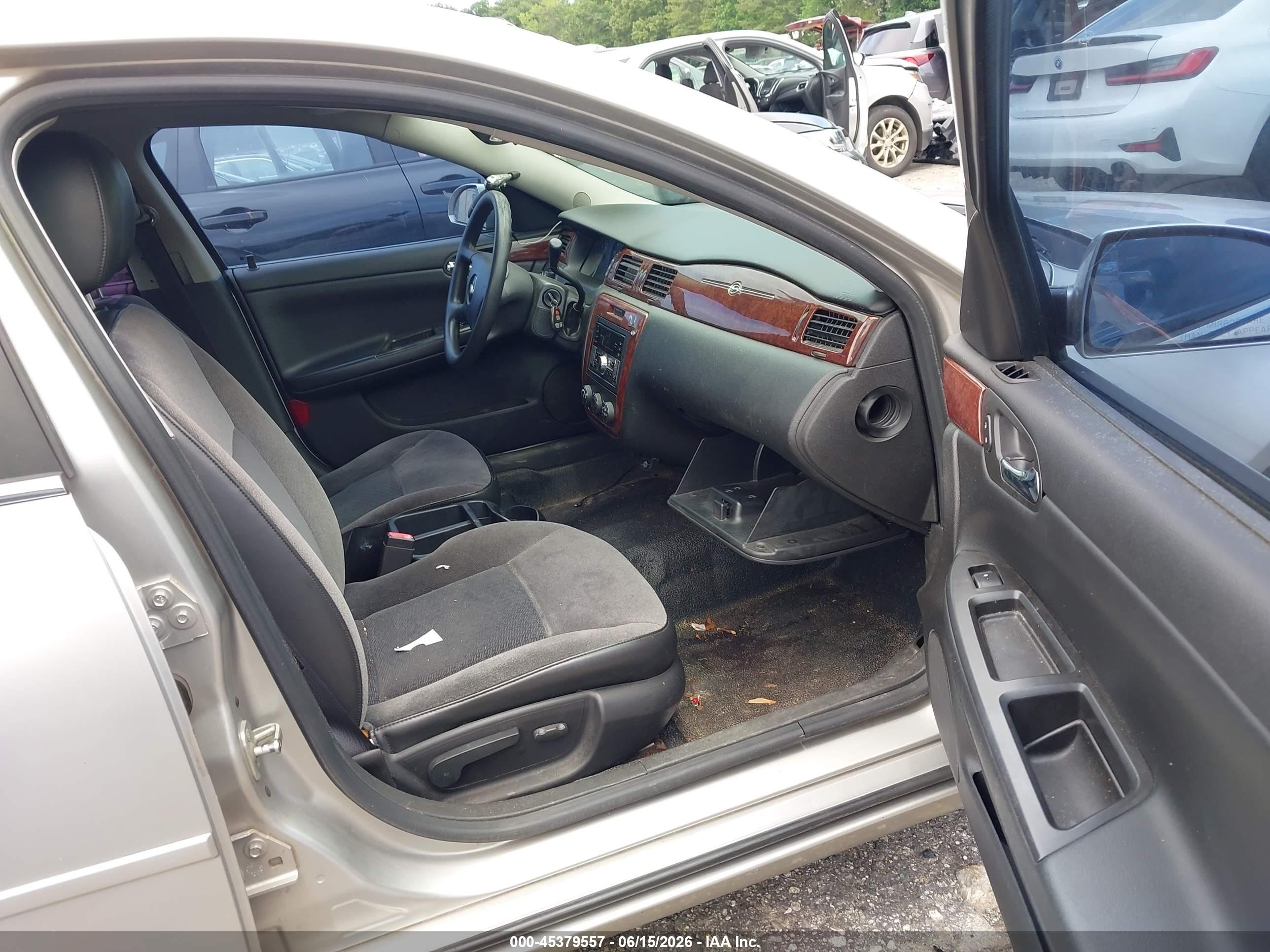 2006 Chevrolet Impala Police Silver vin: 2G1WS551969258432