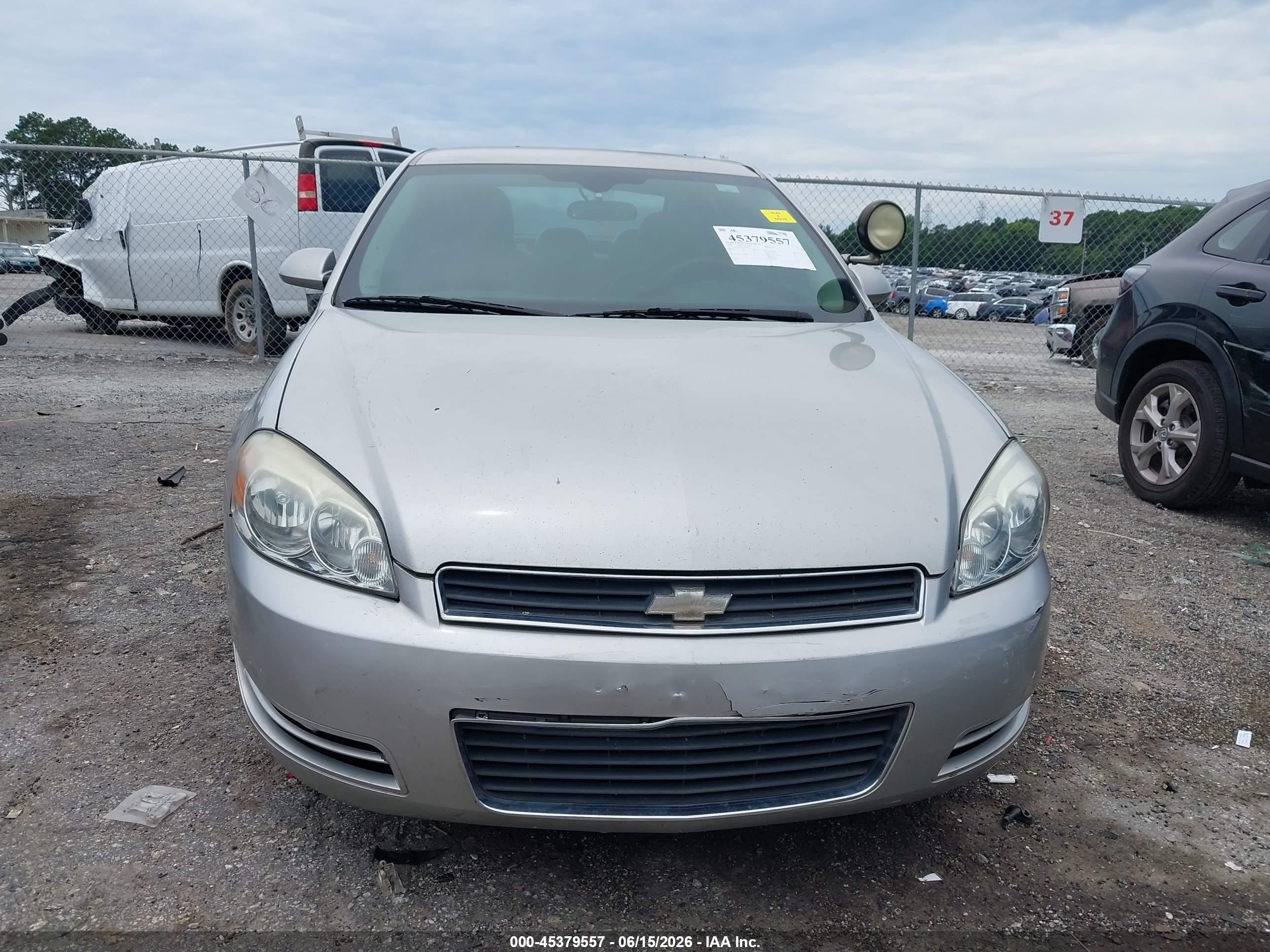 2006 Chevrolet Impala Police Silver vin: 2G1WS551969258432