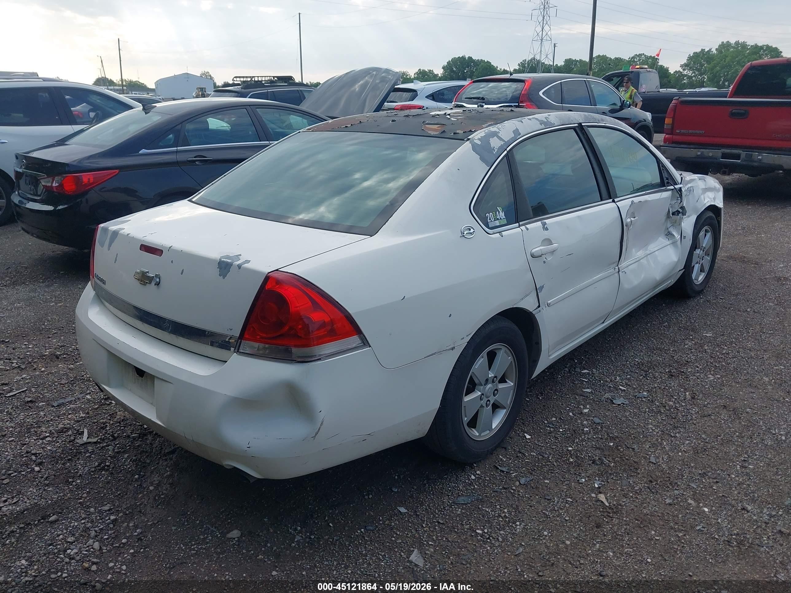 2006 Chevrolet Impala Police White vin: 2G1WS551969373189