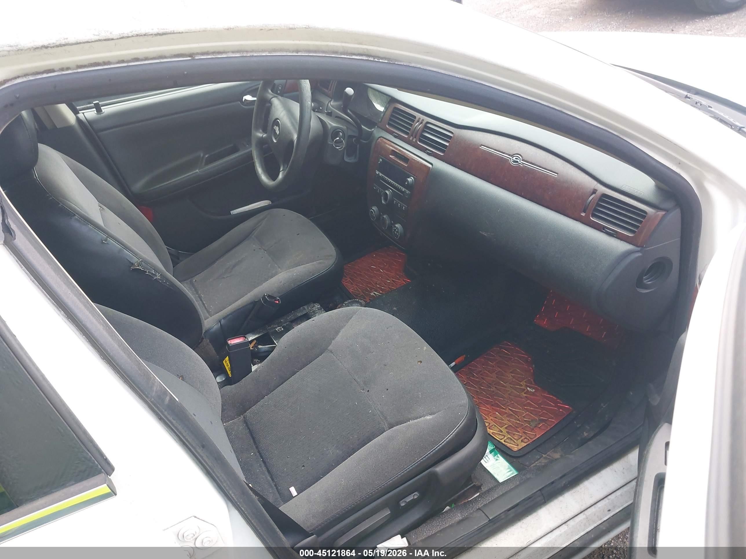 2006 Chevrolet Impala Police White vin: 2G1WS551969373189