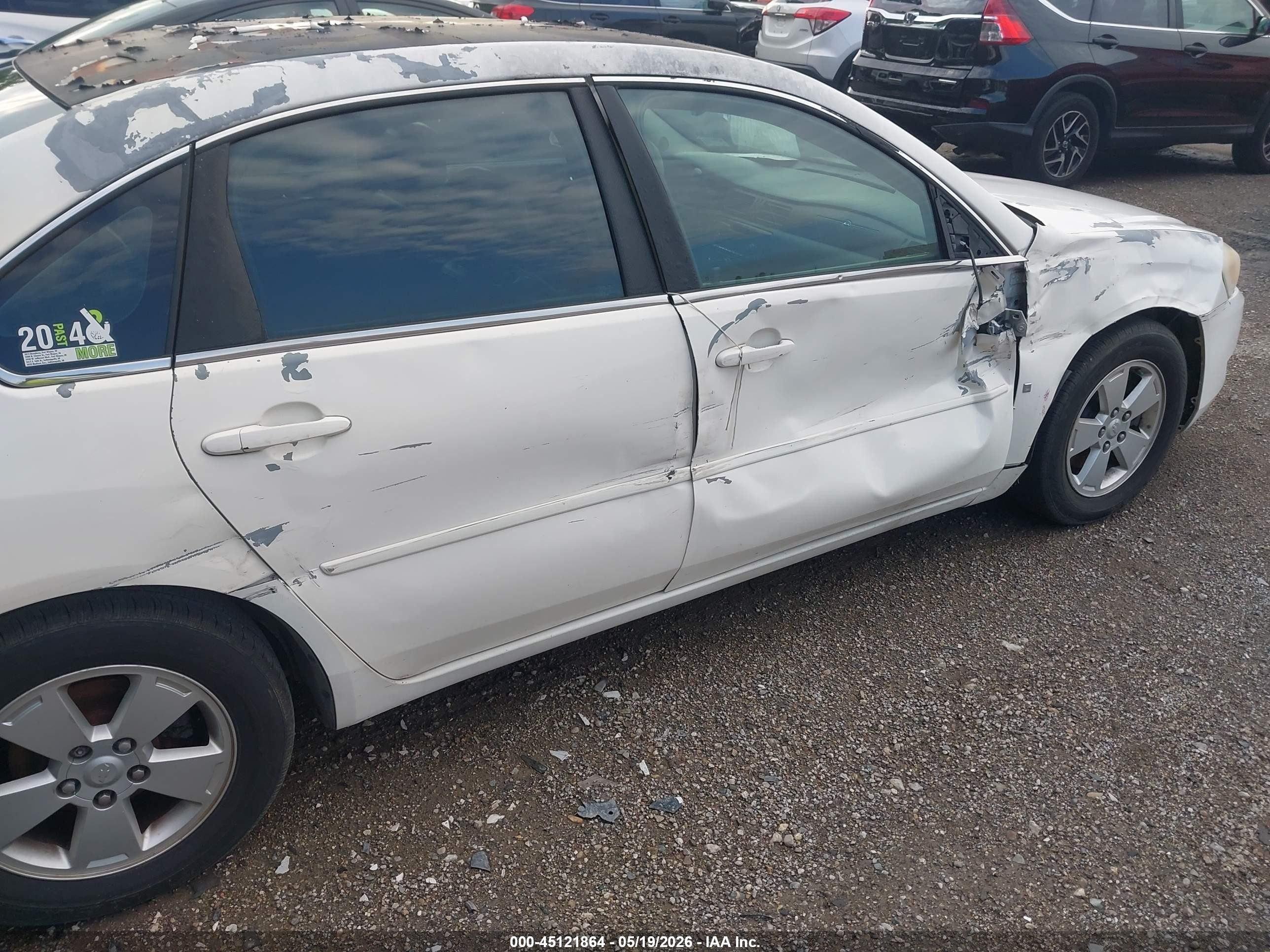 2006 Chevrolet Impala Police White vin: 2G1WS551969373189