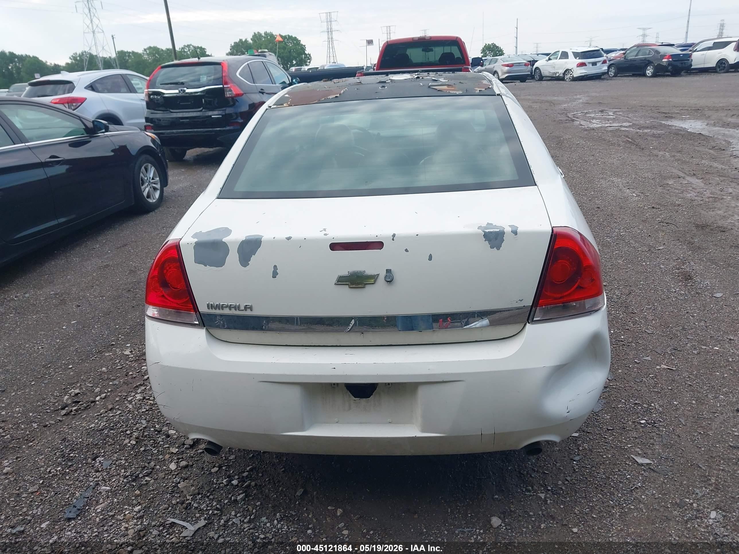 2006 Chevrolet Impala Police White vin: 2G1WS551969373189