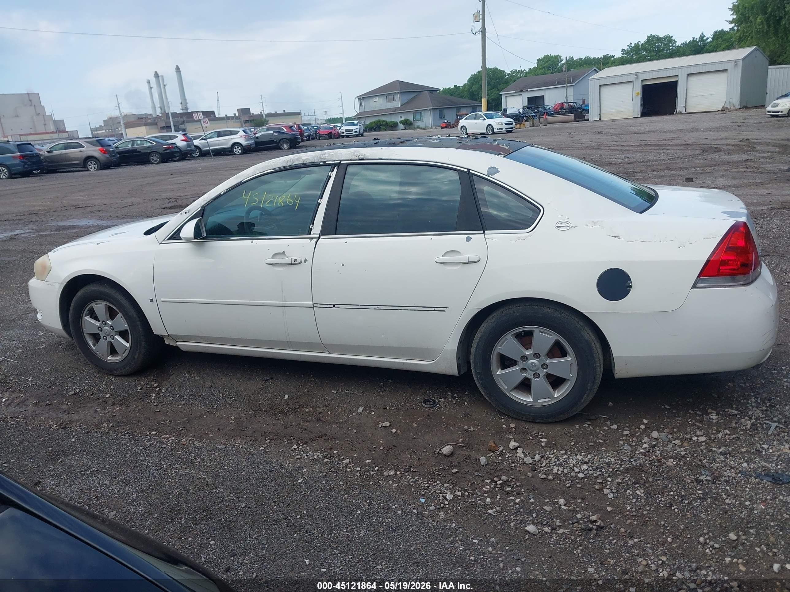 2006 Chevrolet Impala Police White vin: 2G1WS551969373189