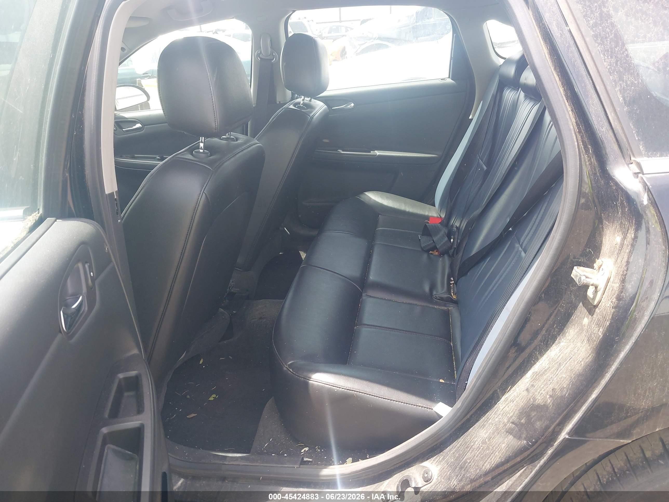 2008 Chevrolet Impala Police Black vin: 2G1WS553281276404