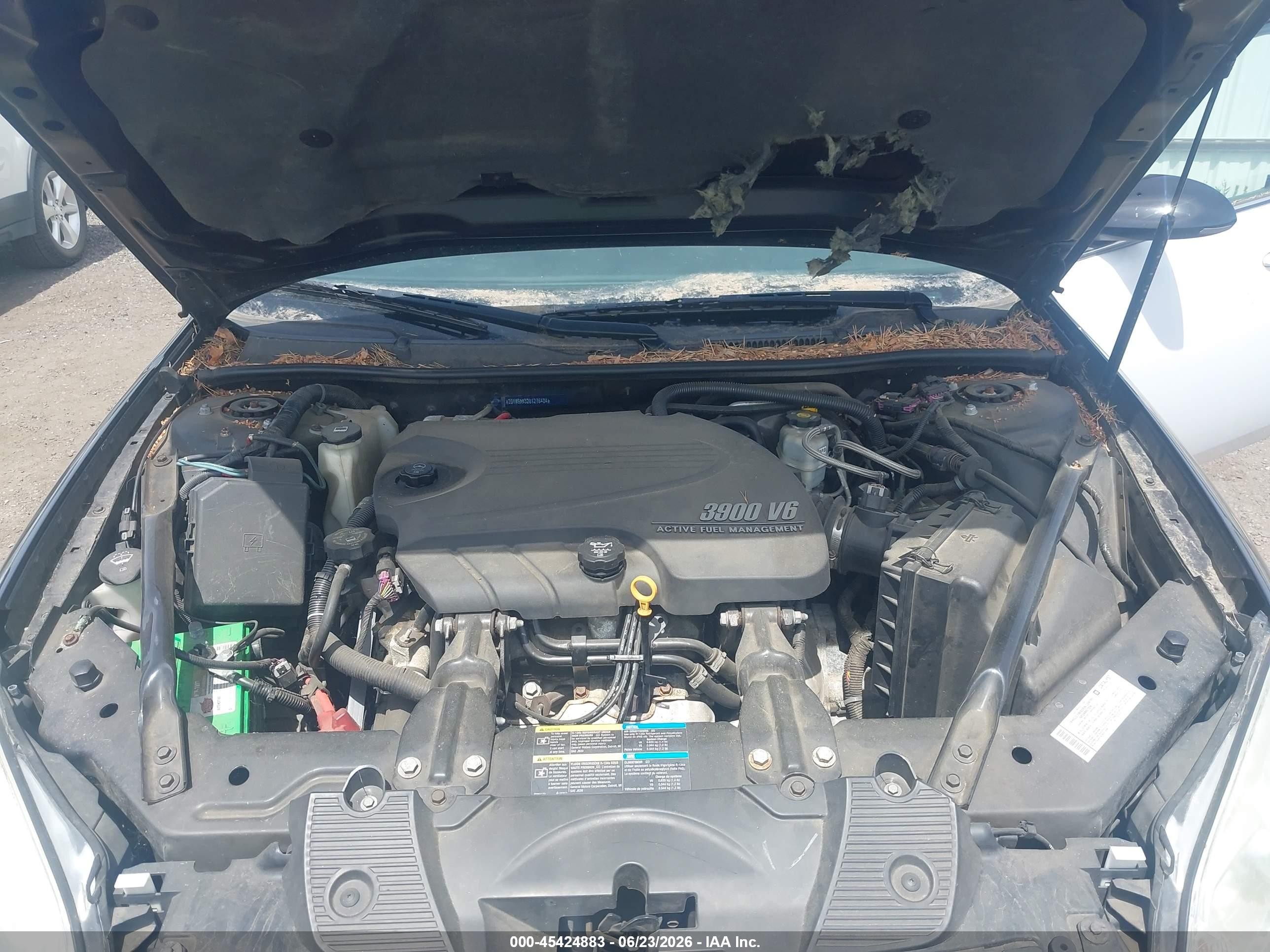 2008 Chevrolet Impala Police Black vin: 2G1WS553281276404