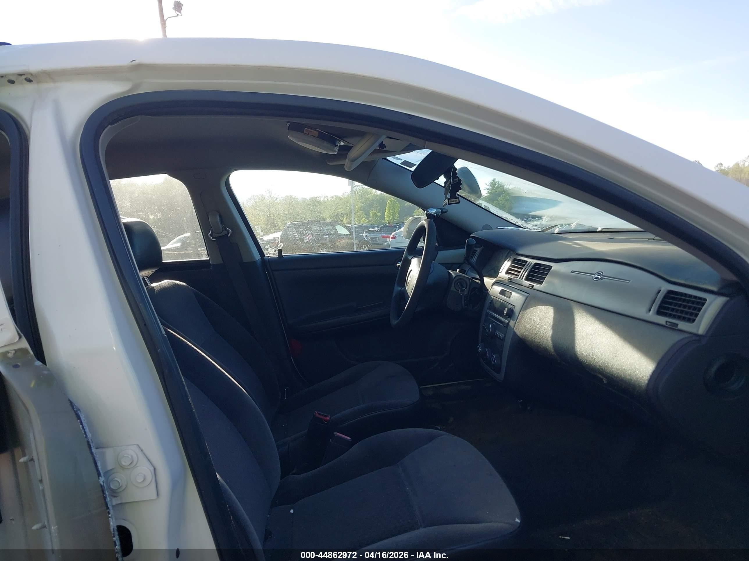 2008 Chevrolet Impala Police White vin: 2G1WS553681280651