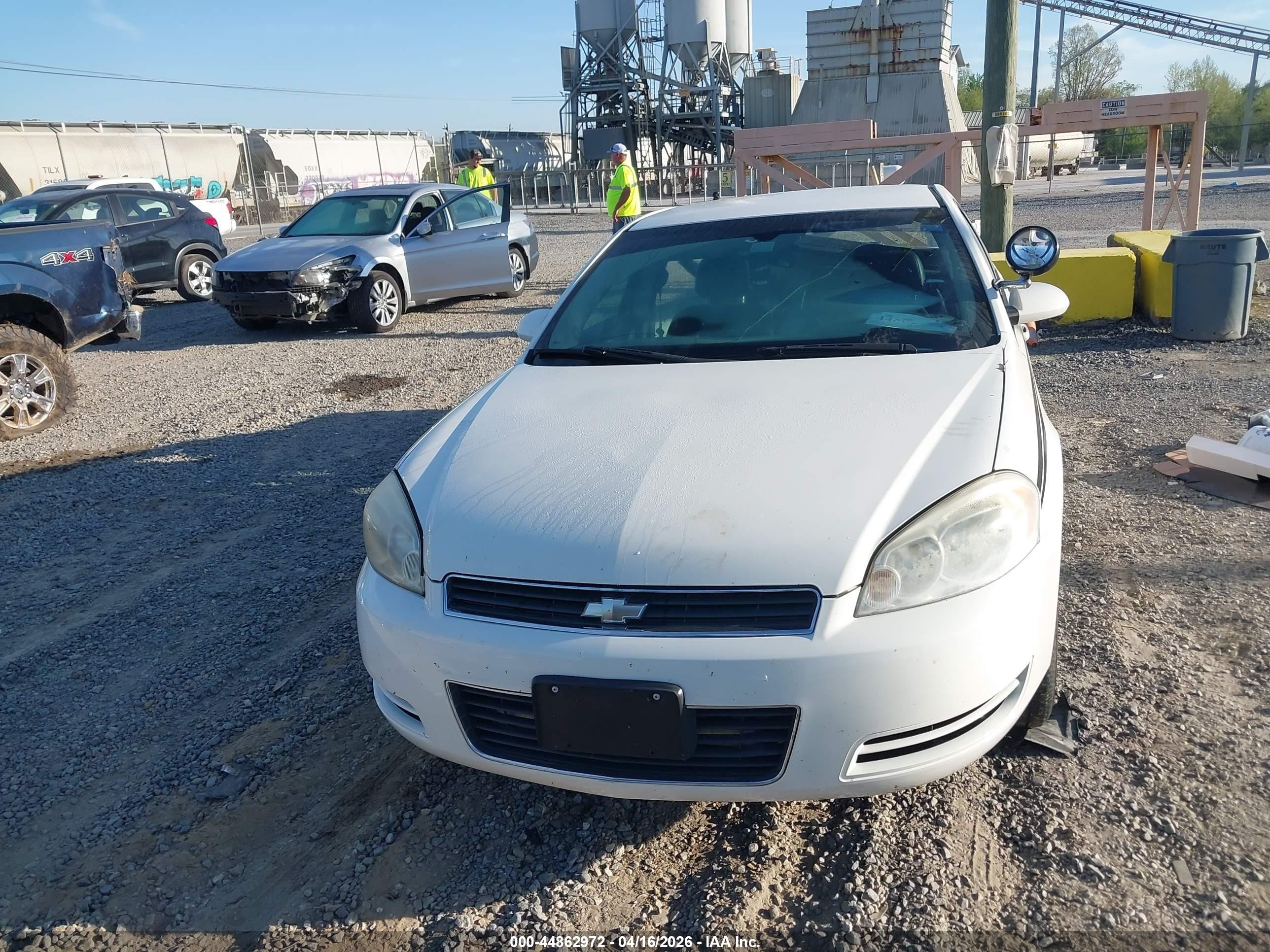 2008 Chevrolet Impala Police White vin: 2G1WS553681280651