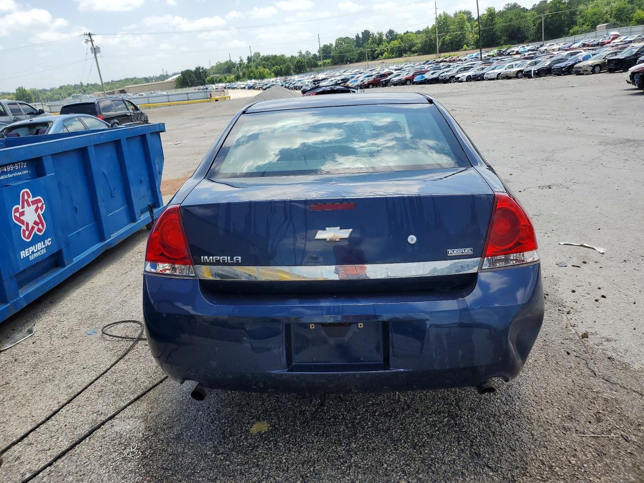 2008 Chevrolet Impala Police Blue vin: 2G1WS553681347393