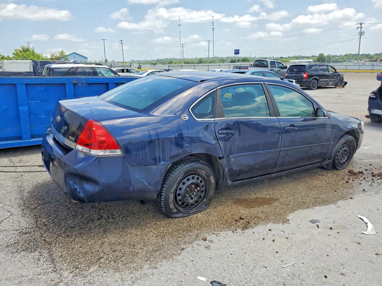 2008 Chevrolet Impala Police Blue vin: 2G1WS553681347393