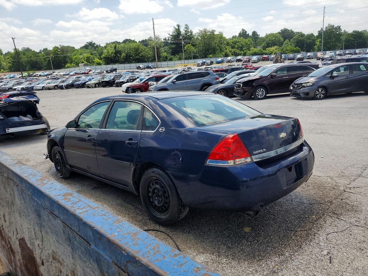 2008 Chevrolet Impala Police Blue vin: 2G1WS553681347393