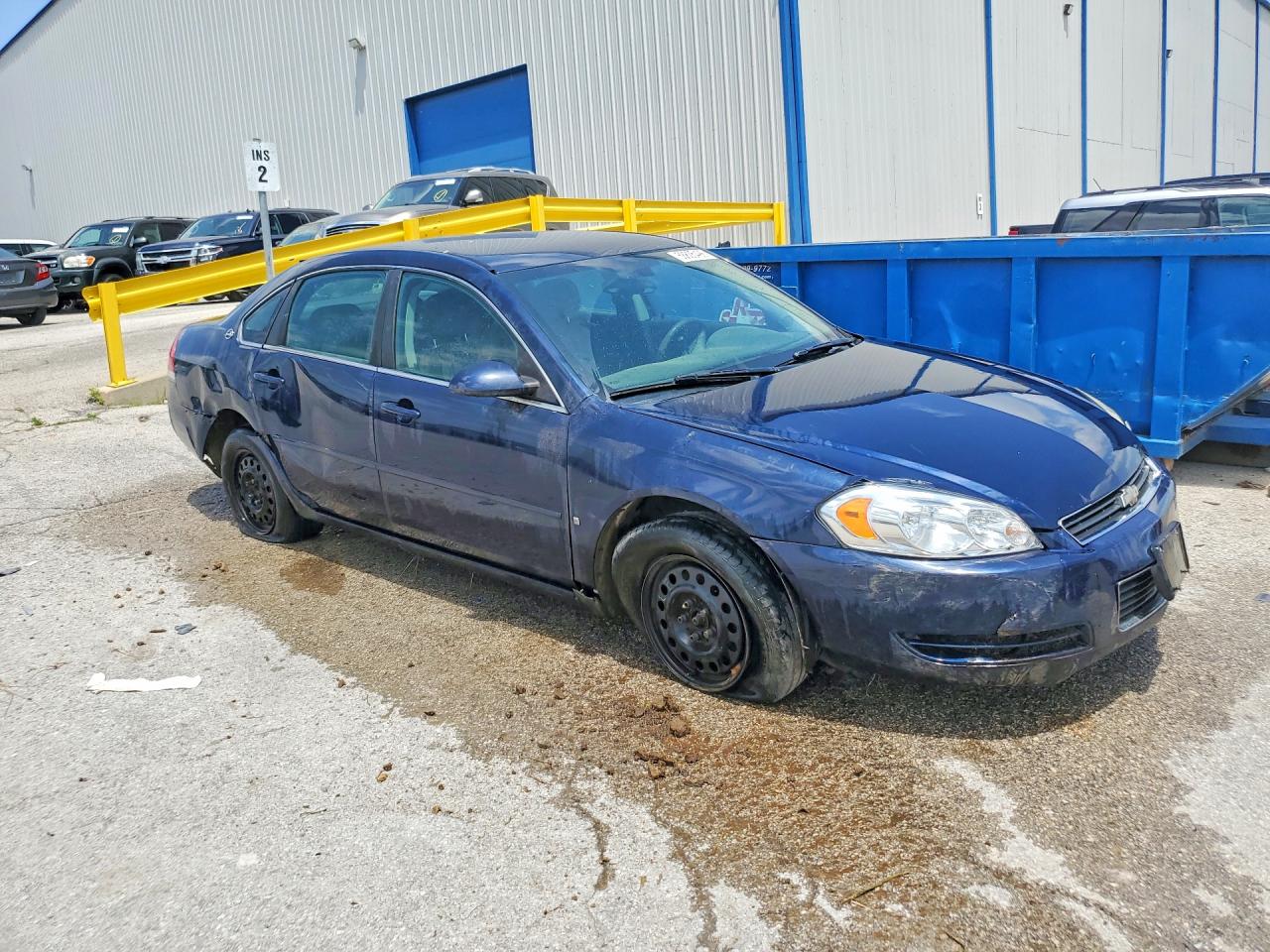 2008 Chevrolet Impala Police Blue vin: 2G1WS553681347393