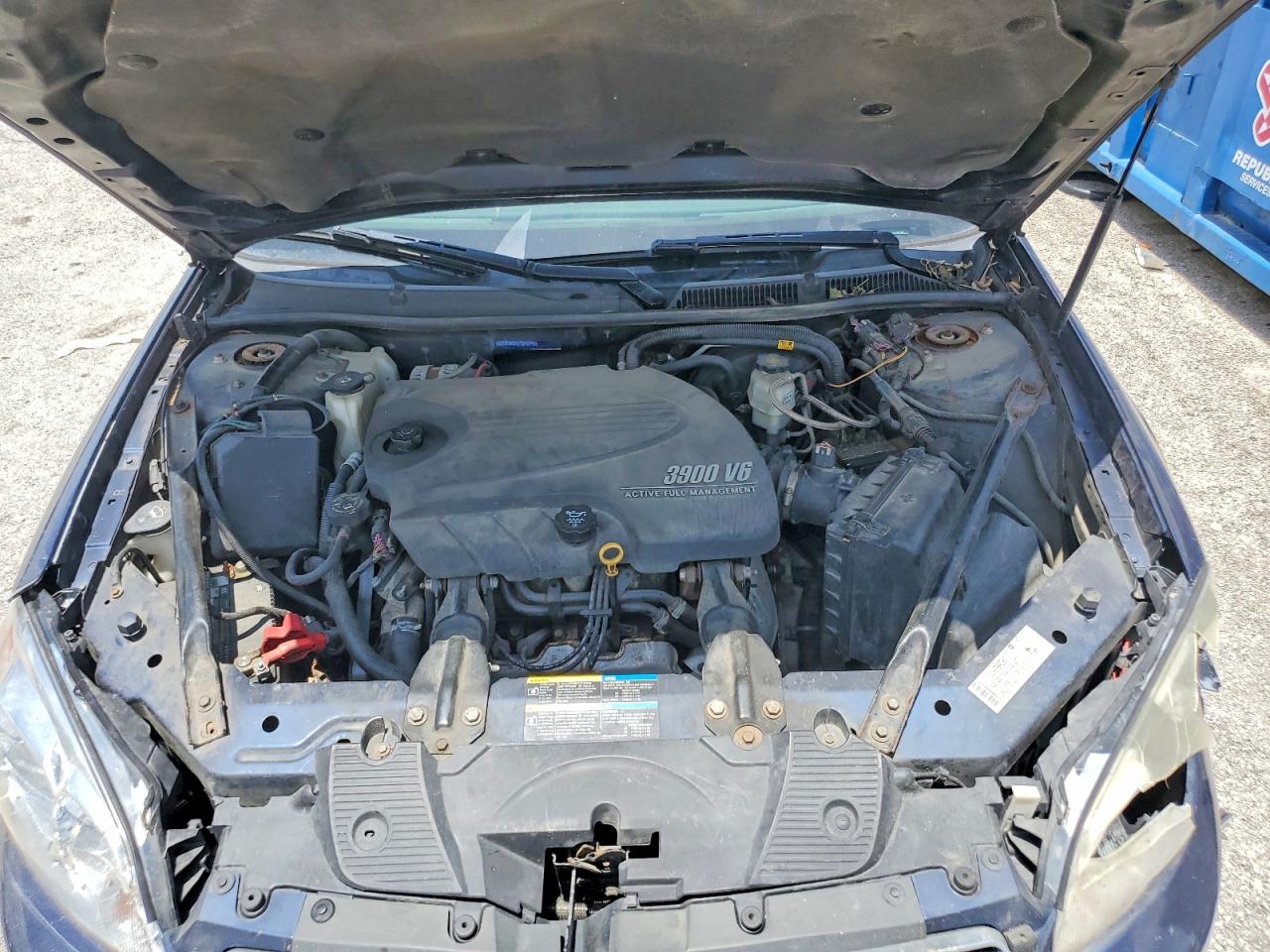 2008 Chevrolet Impala Police Blue vin: 2G1WS553681347393