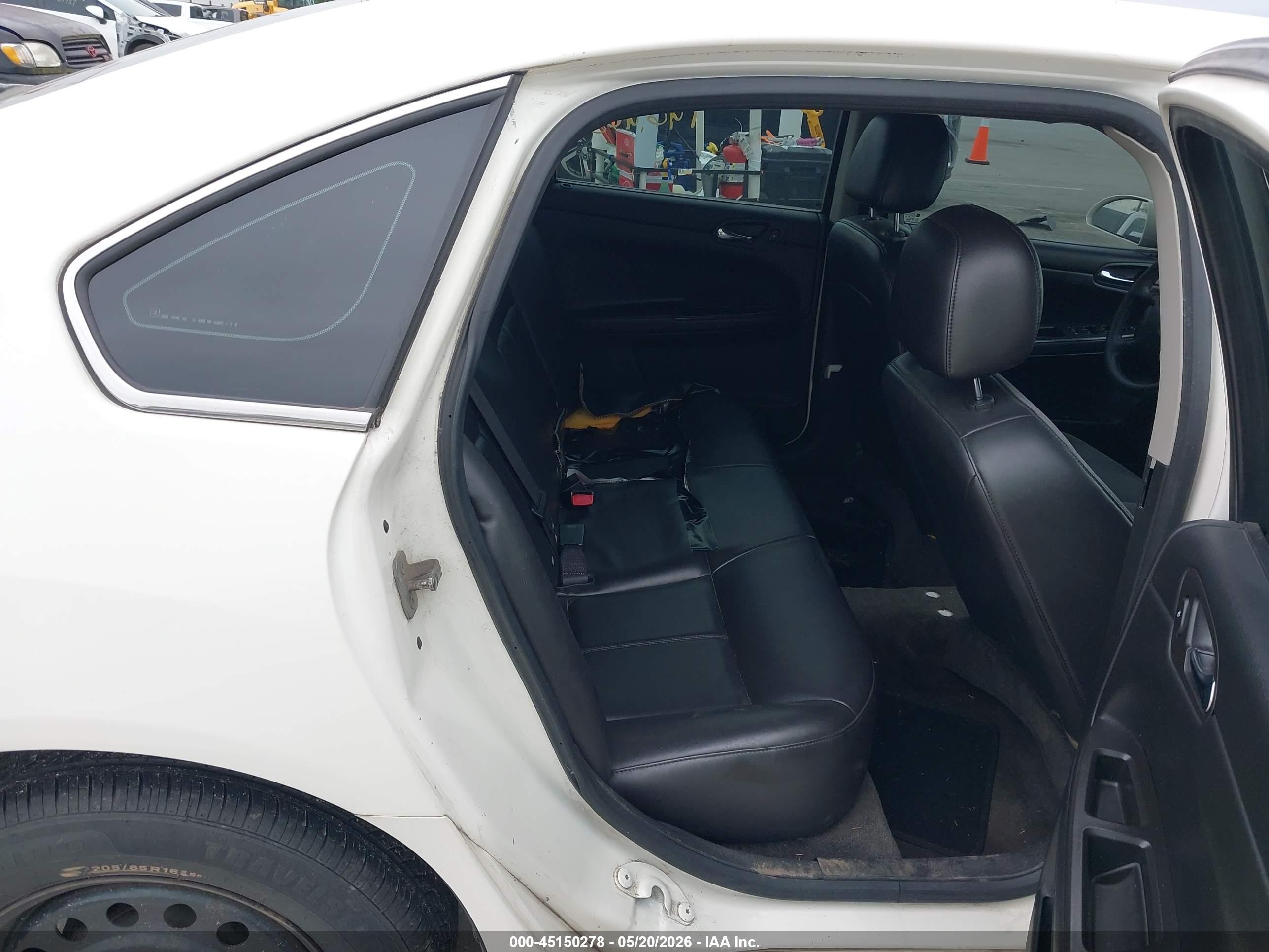 2008 Chevrolet Impala Police White vin: 2G1WS553681368664