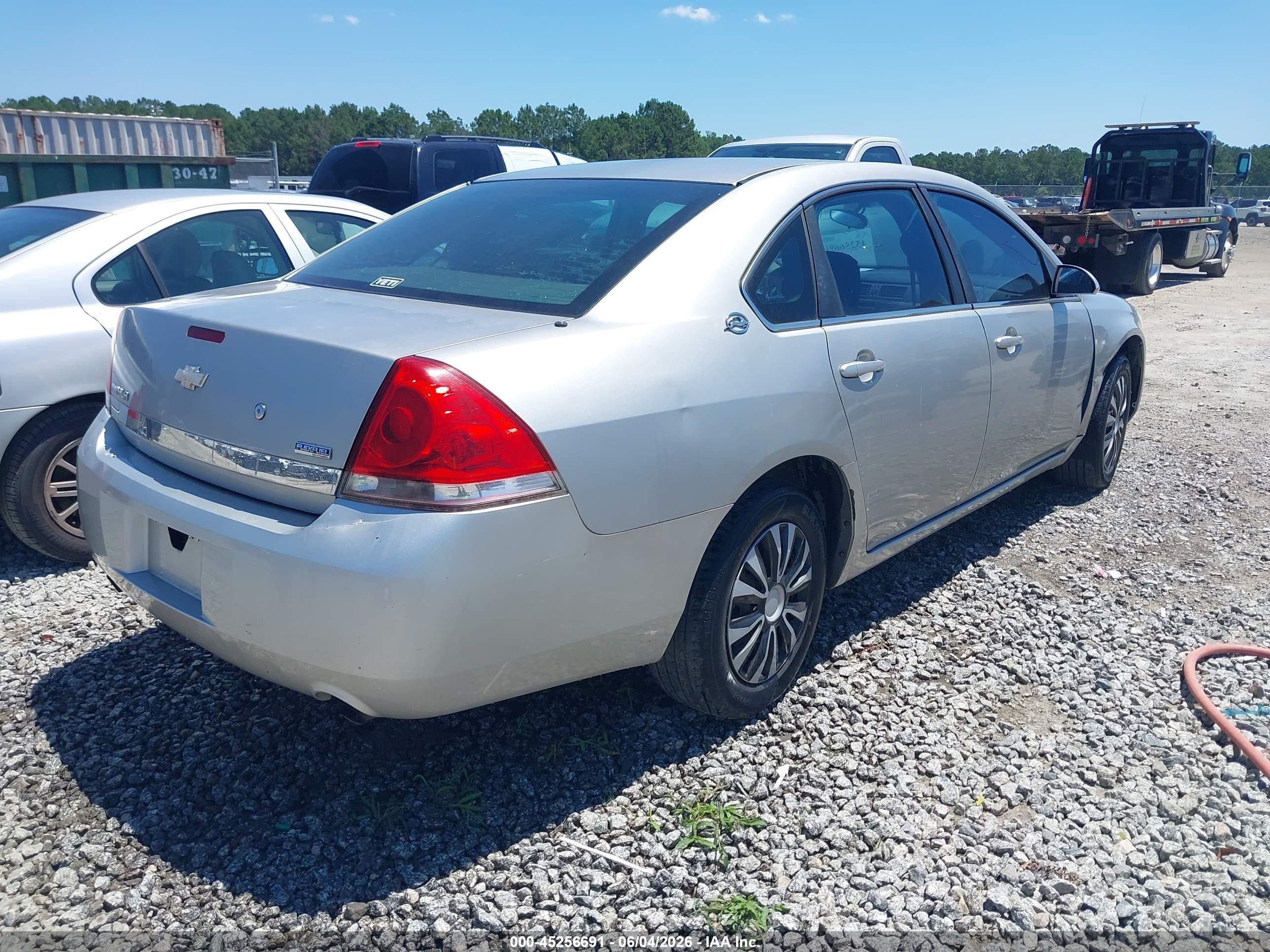2008 Chevrolet Impala Police Gray vin: 2G1WS553889260936