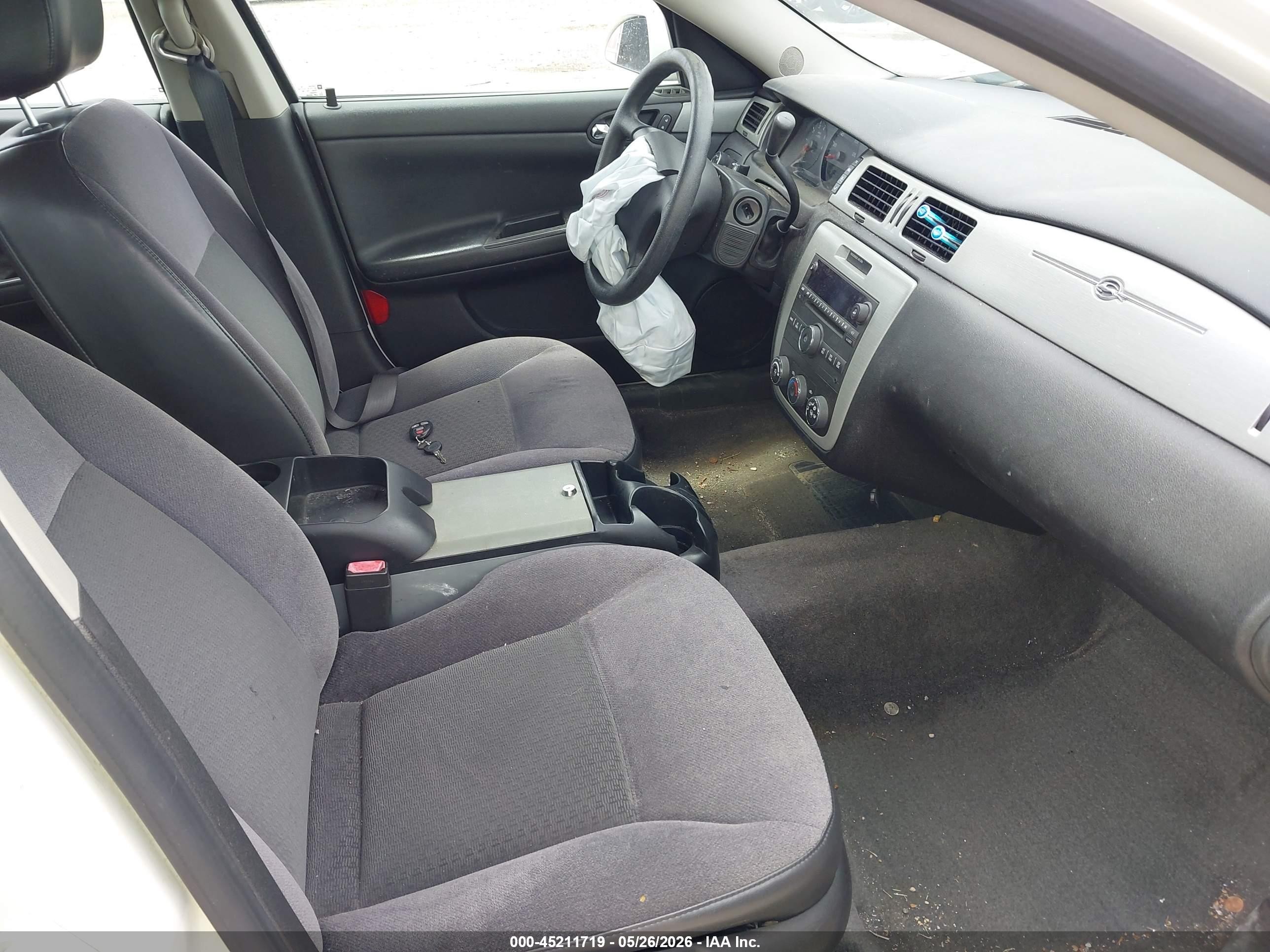 2007 Chevrolet Impala Police White vin: 2G1WS55R179276947