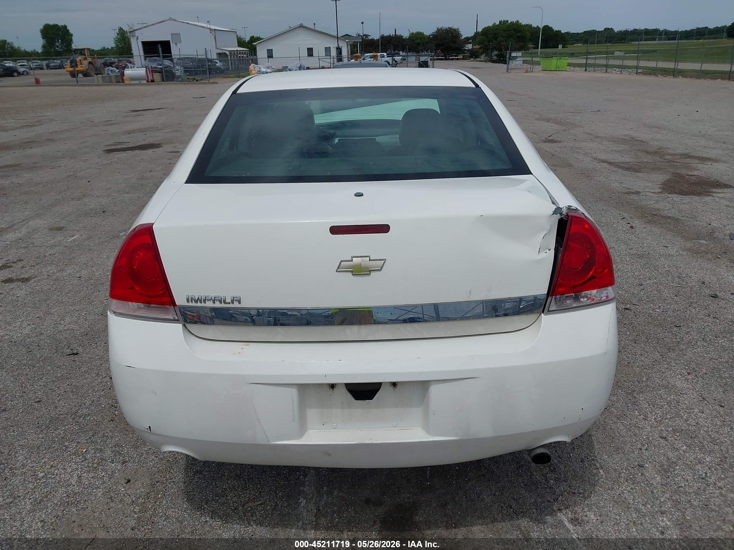 2007 Chevrolet Impala Police White vin: 2G1WS55R179276947