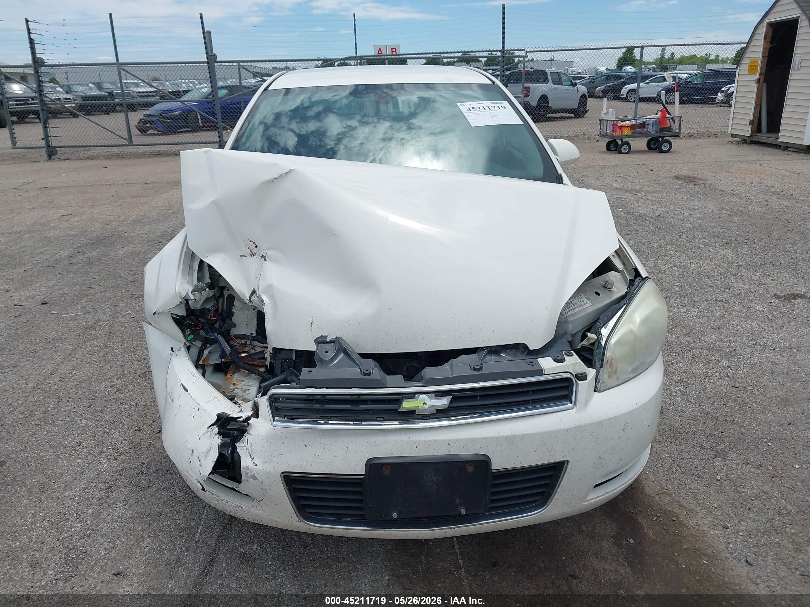 2007 Chevrolet Impala Police White vin: 2G1WS55R179276947