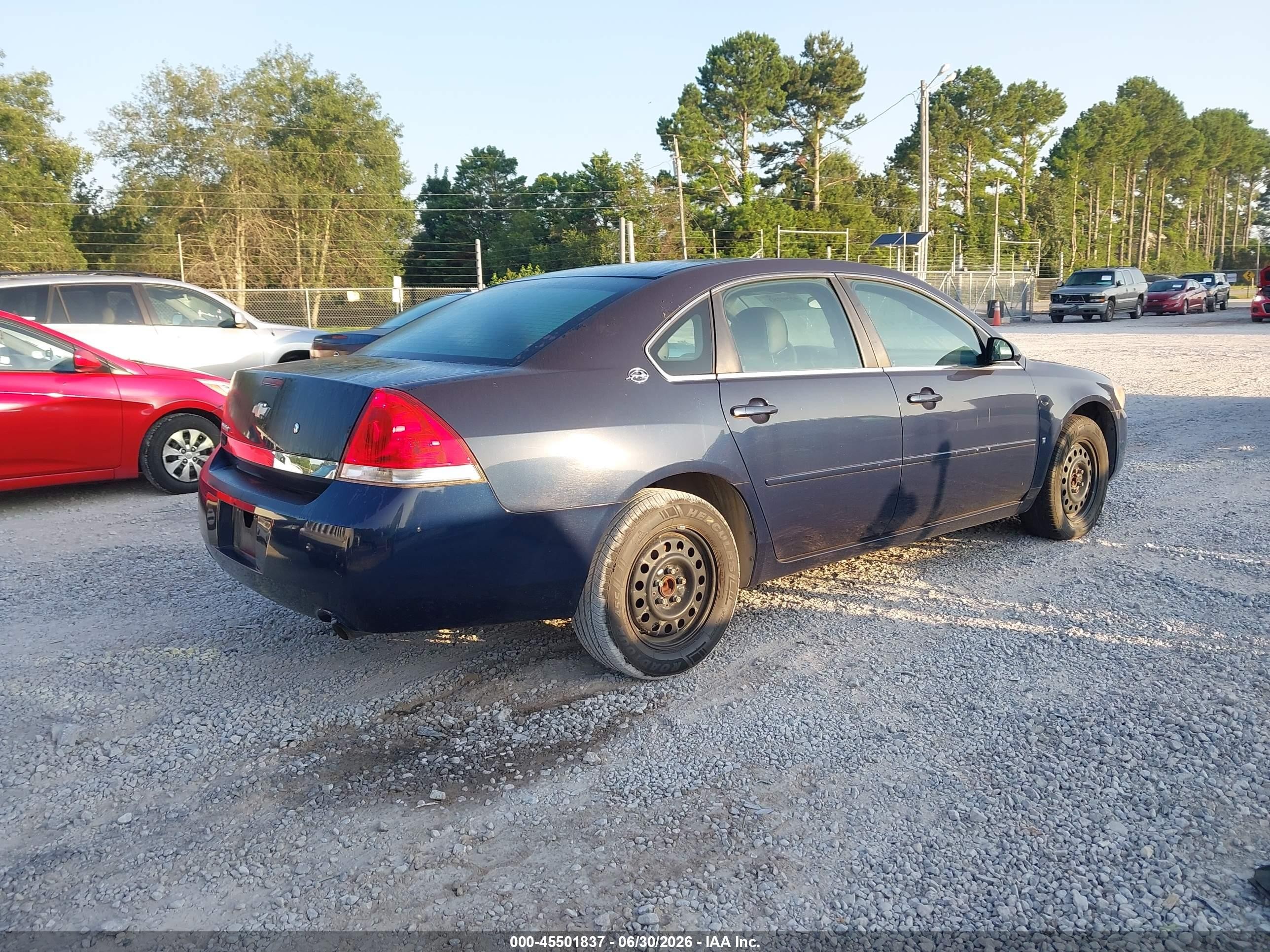 2007 Chevrolet Impala Police Pkg Police Pkg 9c1 Blue vin: 2G1WS55R279417086