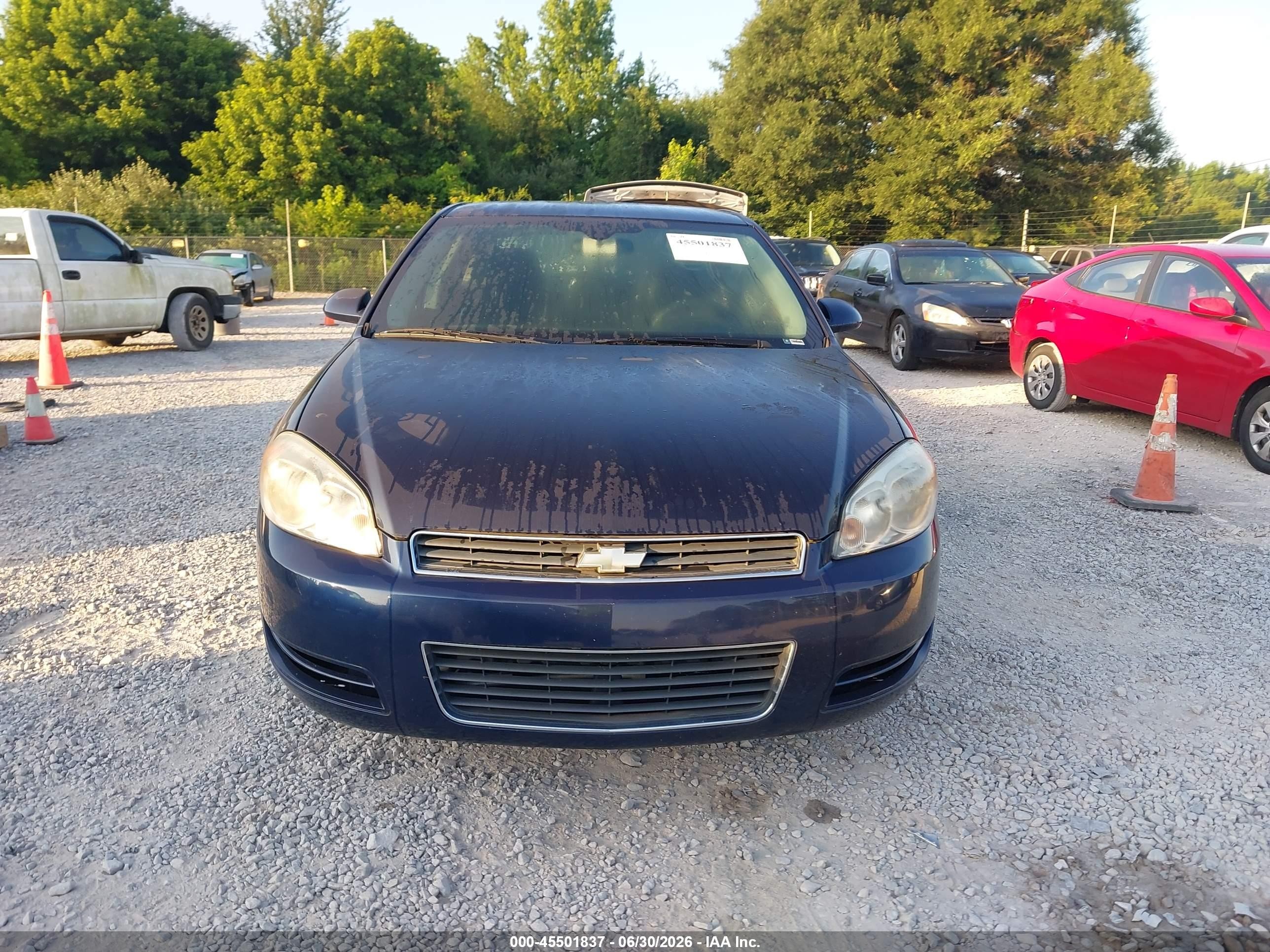 2007 Chevrolet Impala Police Pkg Police Pkg 9c1 Blue vin: 2G1WS55R279417086