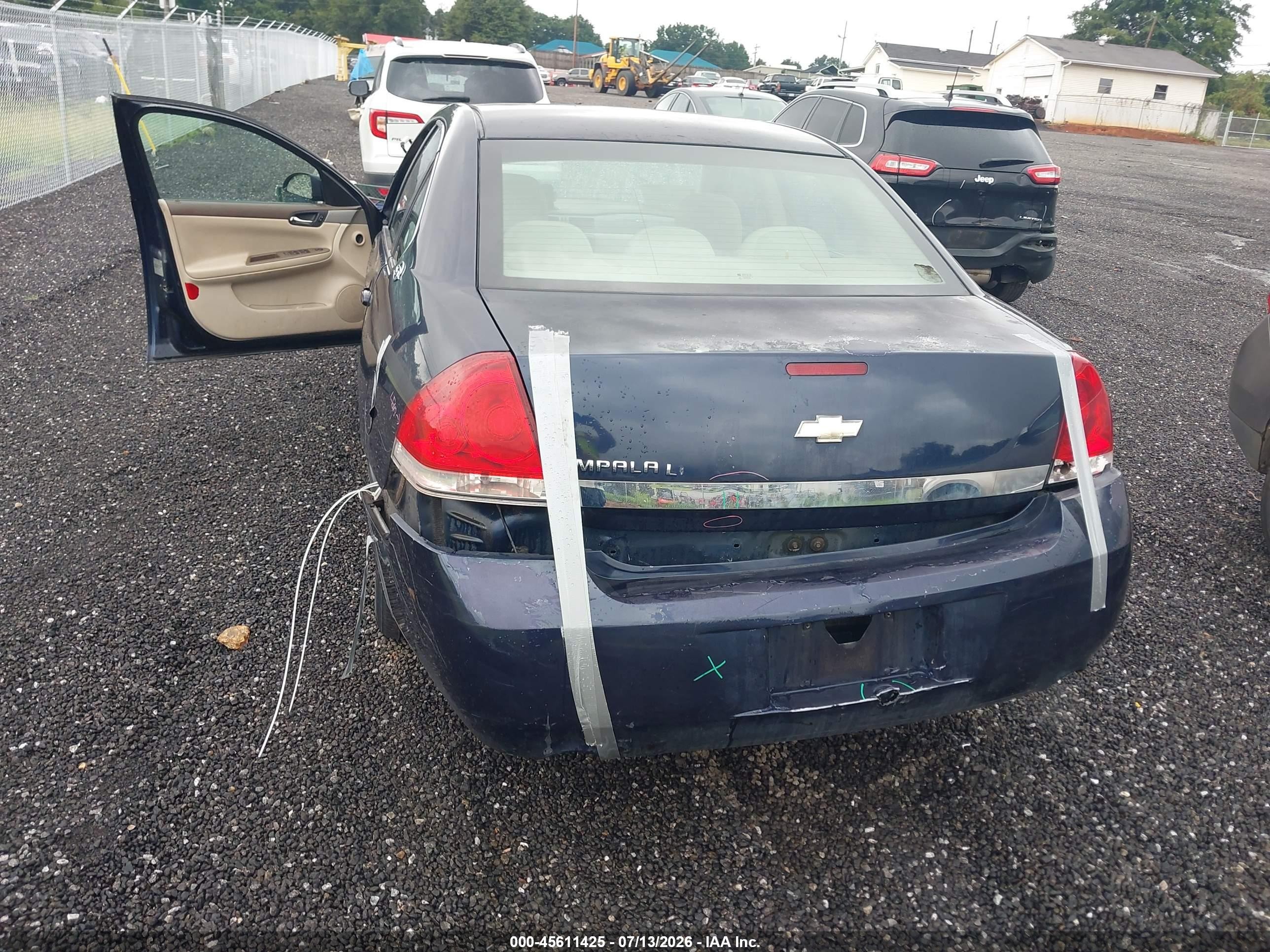 2007 Chevrolet Impala Police Pkg Unmarked Police Pkg 9c3 Blue vin: 2G1WS55R979297738