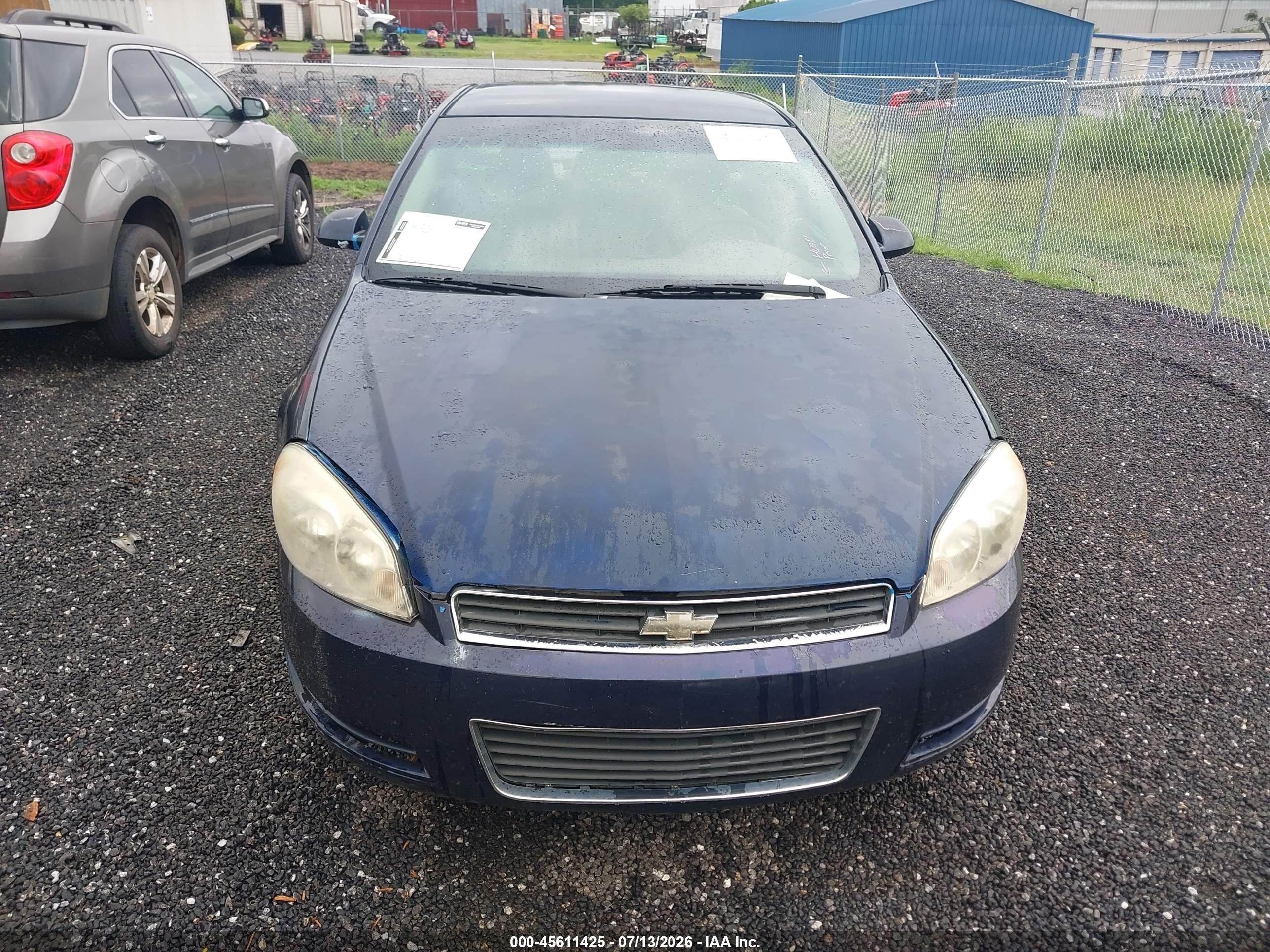 2007 Chevrolet Impala Police Pkg Unmarked Police Pkg 9c3 Blue vin: 2G1WS55R979297738
