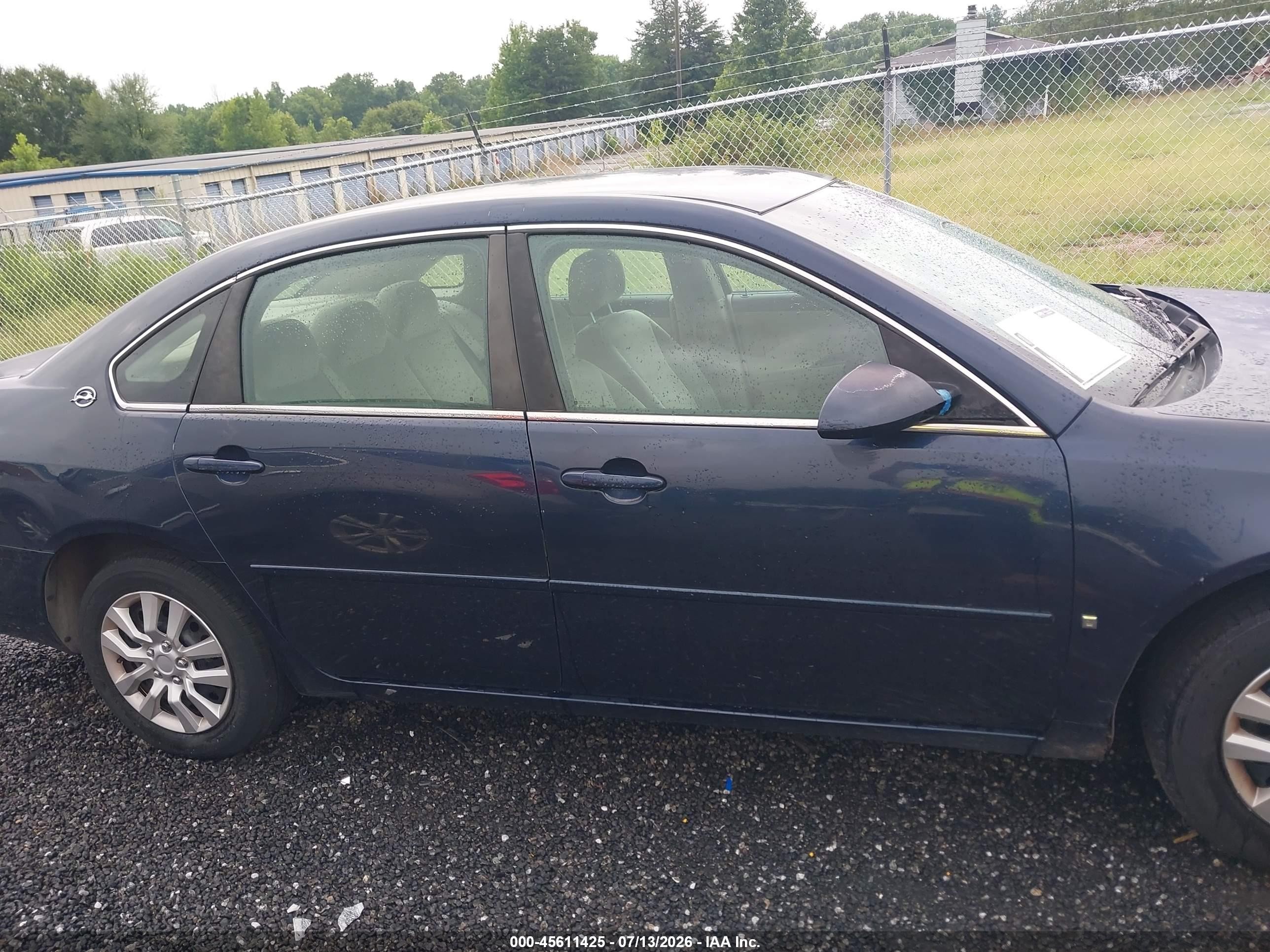 2007 Chevrolet Impala Police Pkg Unmarked Police Pkg 9c3 Blue vin: 2G1WS55R979297738
