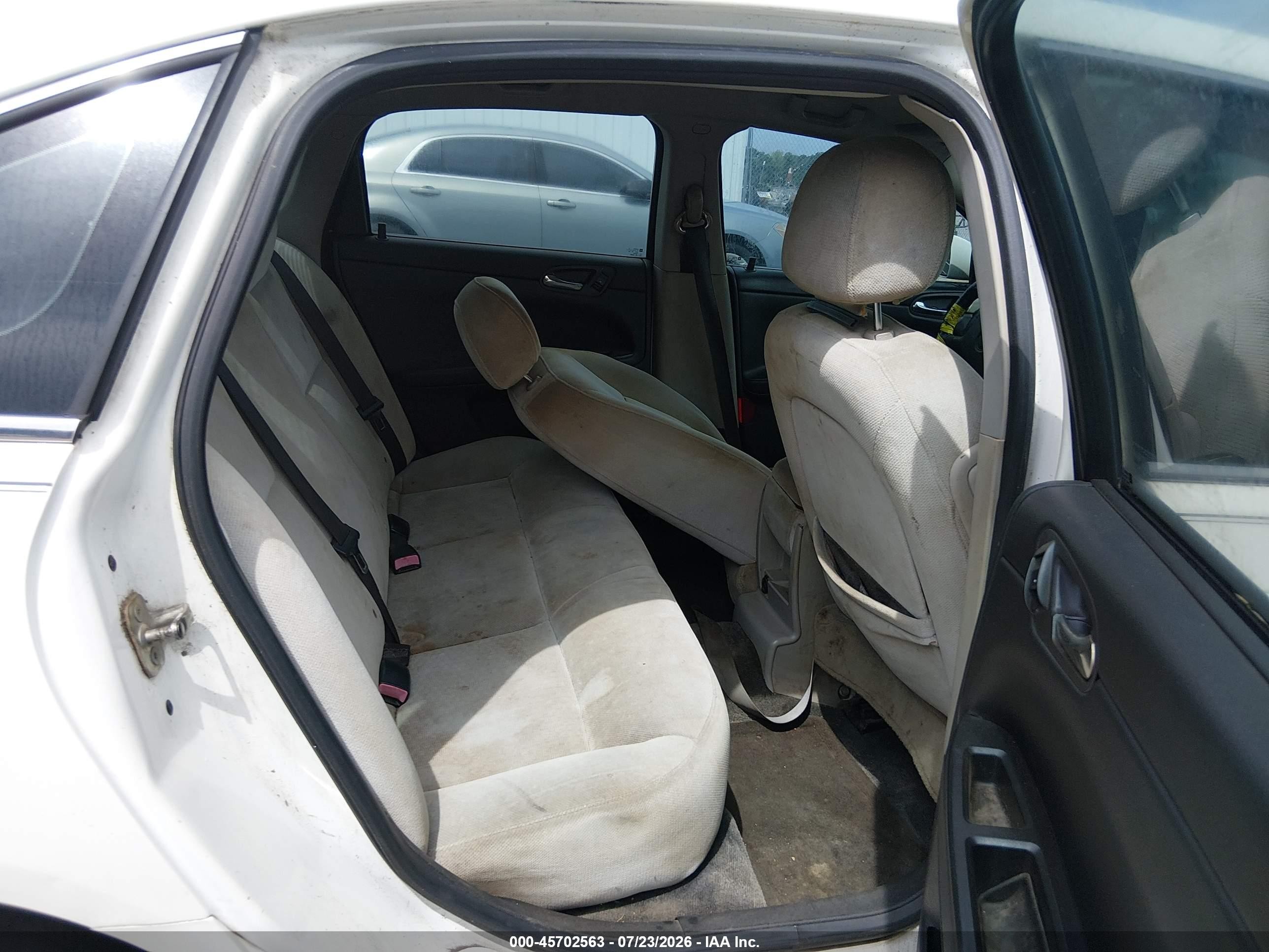 2009 Chevrolet Impala Police White vin: 2G1WS57M091293452