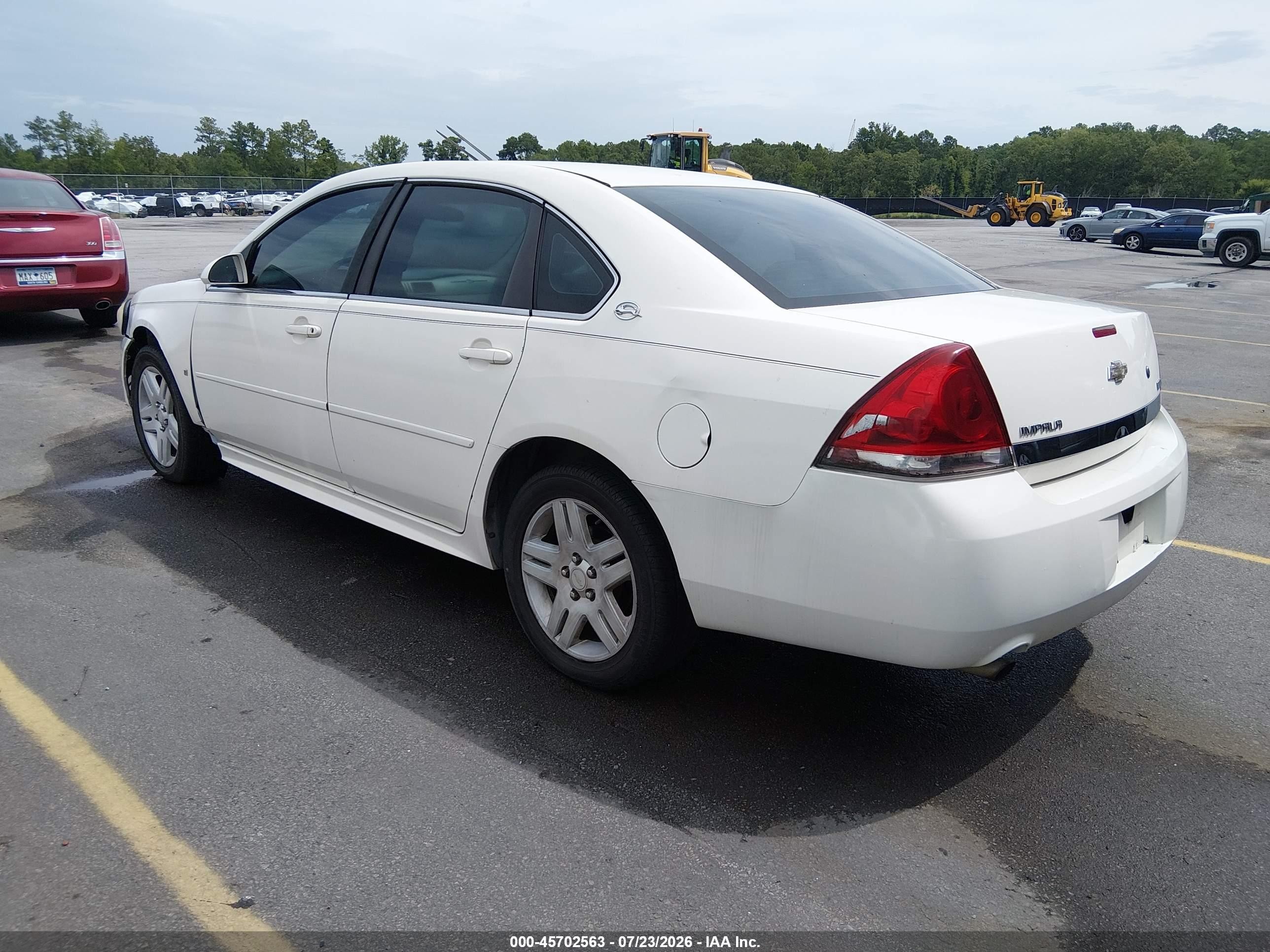 2009 Chevrolet Impala Police White vin: 2G1WS57M091293452
