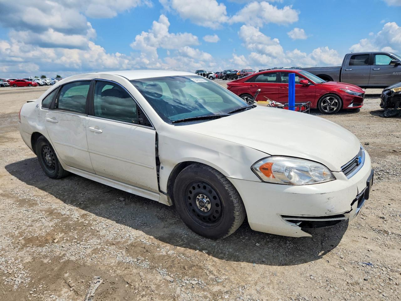 2009 Chevrolet Impala Police White vin: 2G1WS57M191283917
