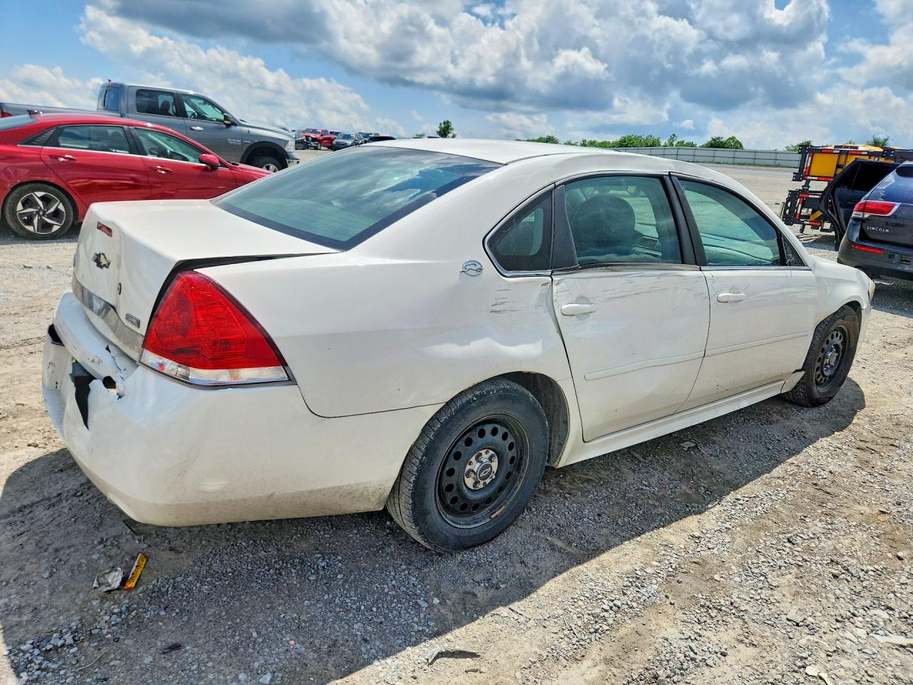 2009 Chevrolet Impala Police White vin: 2G1WS57M191283917