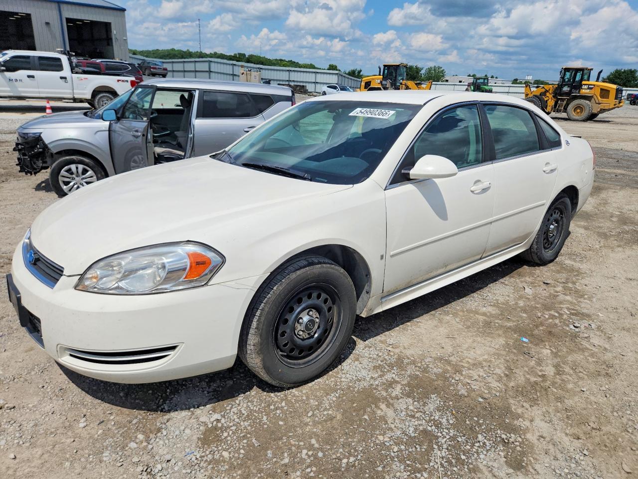 2009 Chevrolet Impala Police White vin: 2G1WS57M191283917