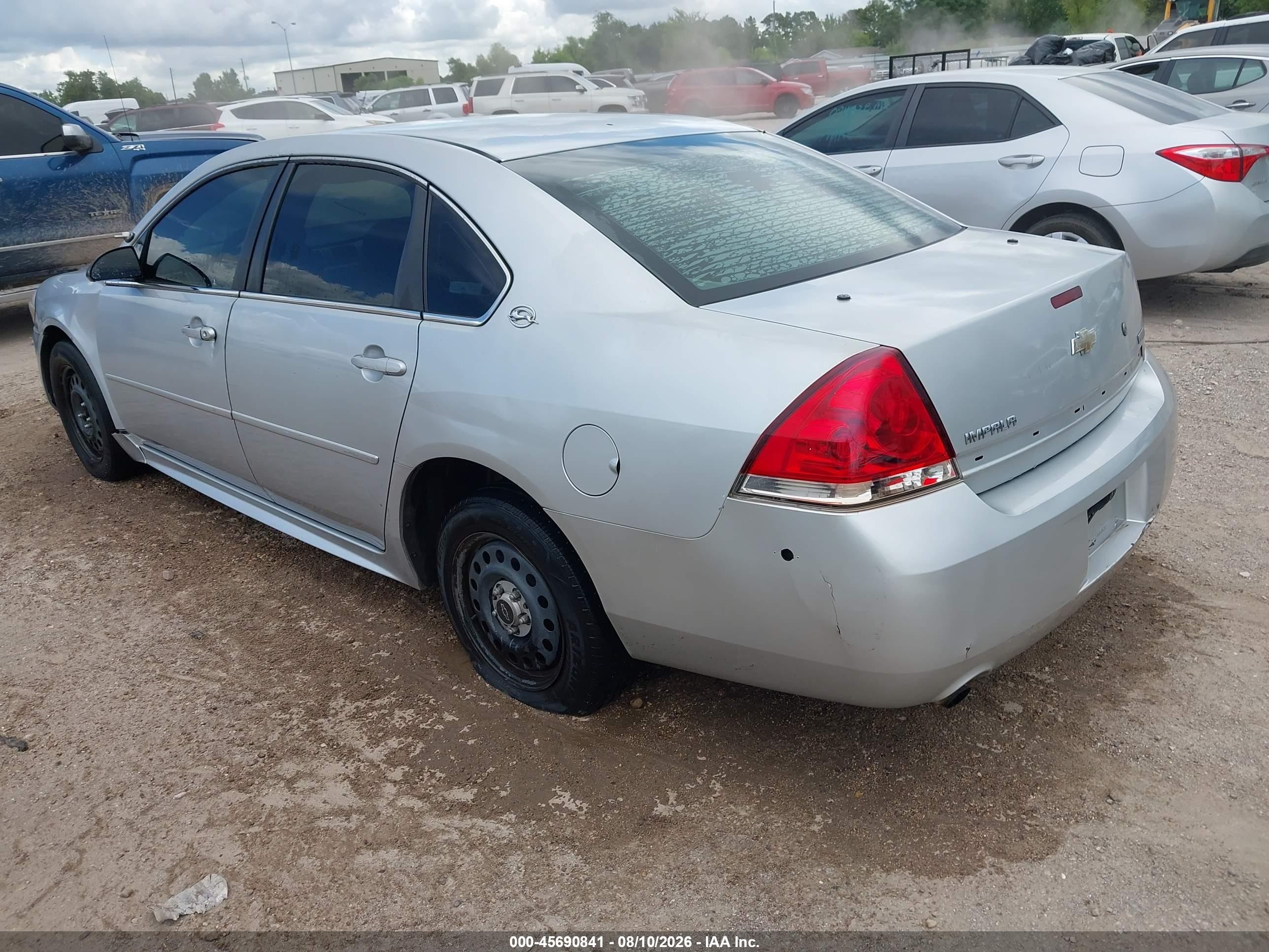 2009 Chevrolet Impala Police Silver vin: 2G1WS57M391319784
