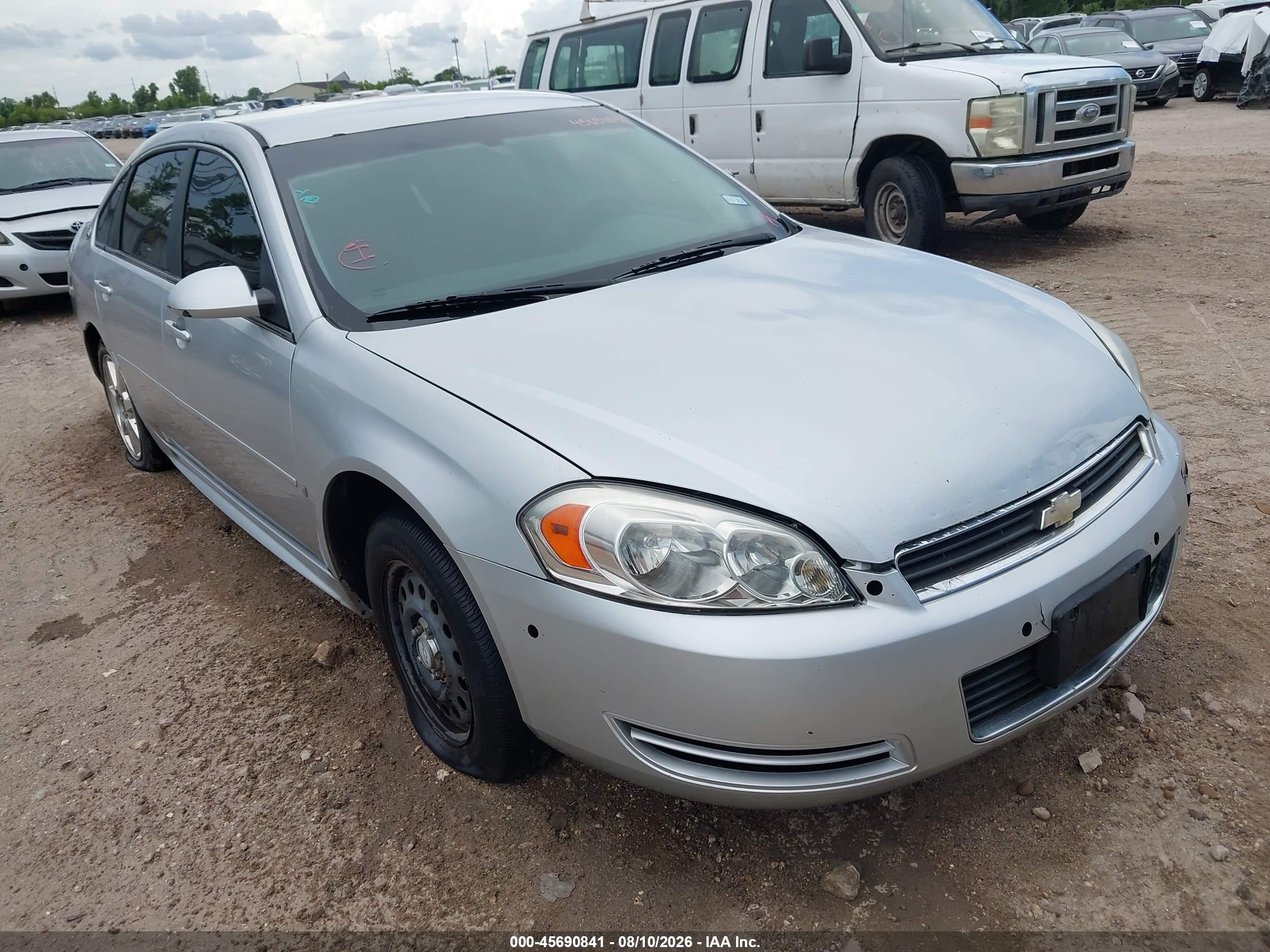 2009 Chevrolet Impala Police Silver vin: 2G1WS57M391319784