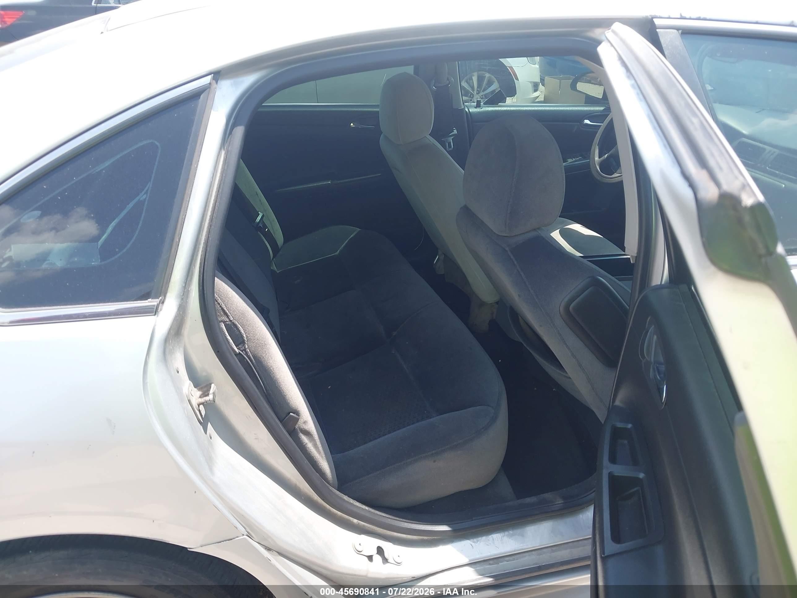2009 Chevrolet Impala Police Silver vin: 2G1WS57M391319784