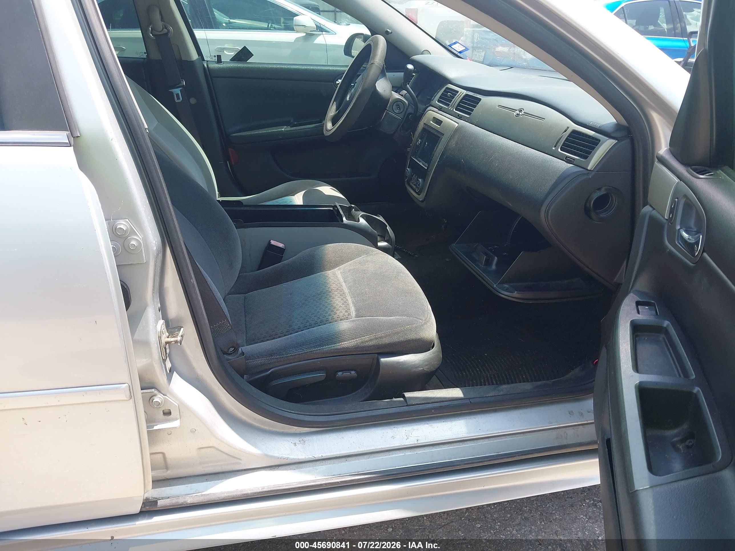 2009 Chevrolet Impala Police Silver vin: 2G1WS57M391319784