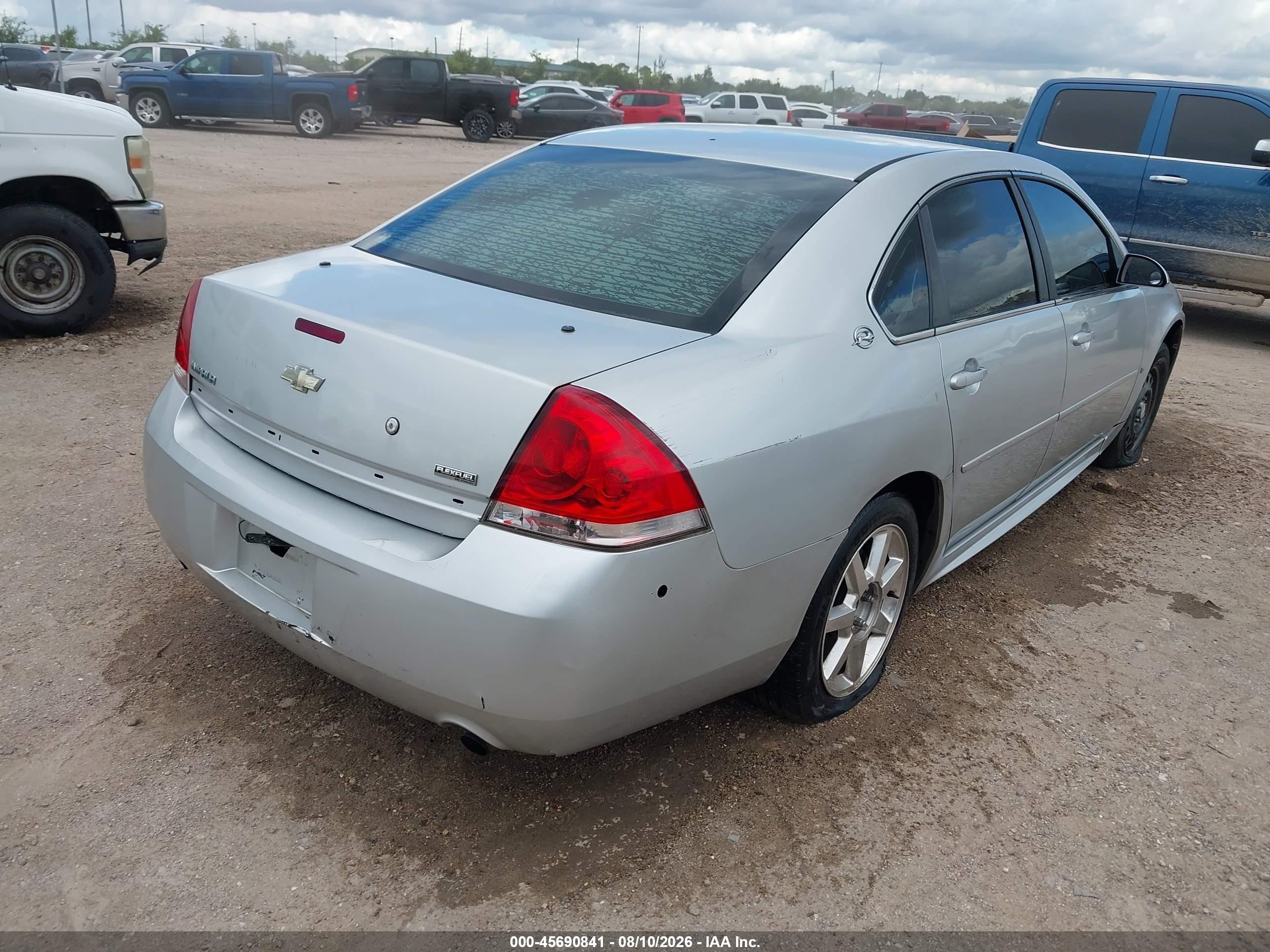 2009 Chevrolet Impala Police Silver vin: 2G1WS57M391319784