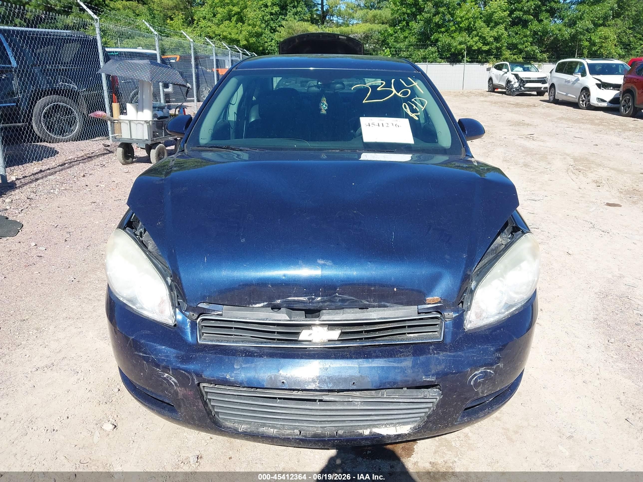 2009 Chevrolet Impala Police Blue vin: 2G1WS57M491308695