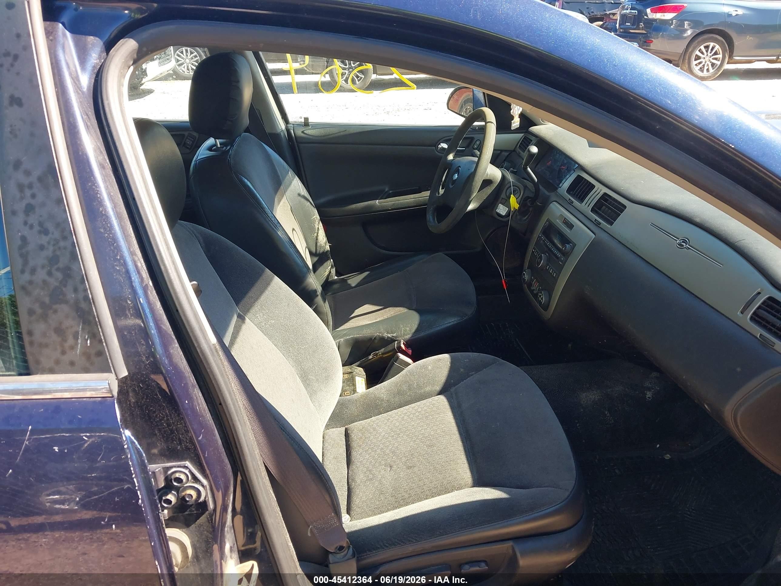 2009 Chevrolet Impala Police Blue vin: 2G1WS57M491308695