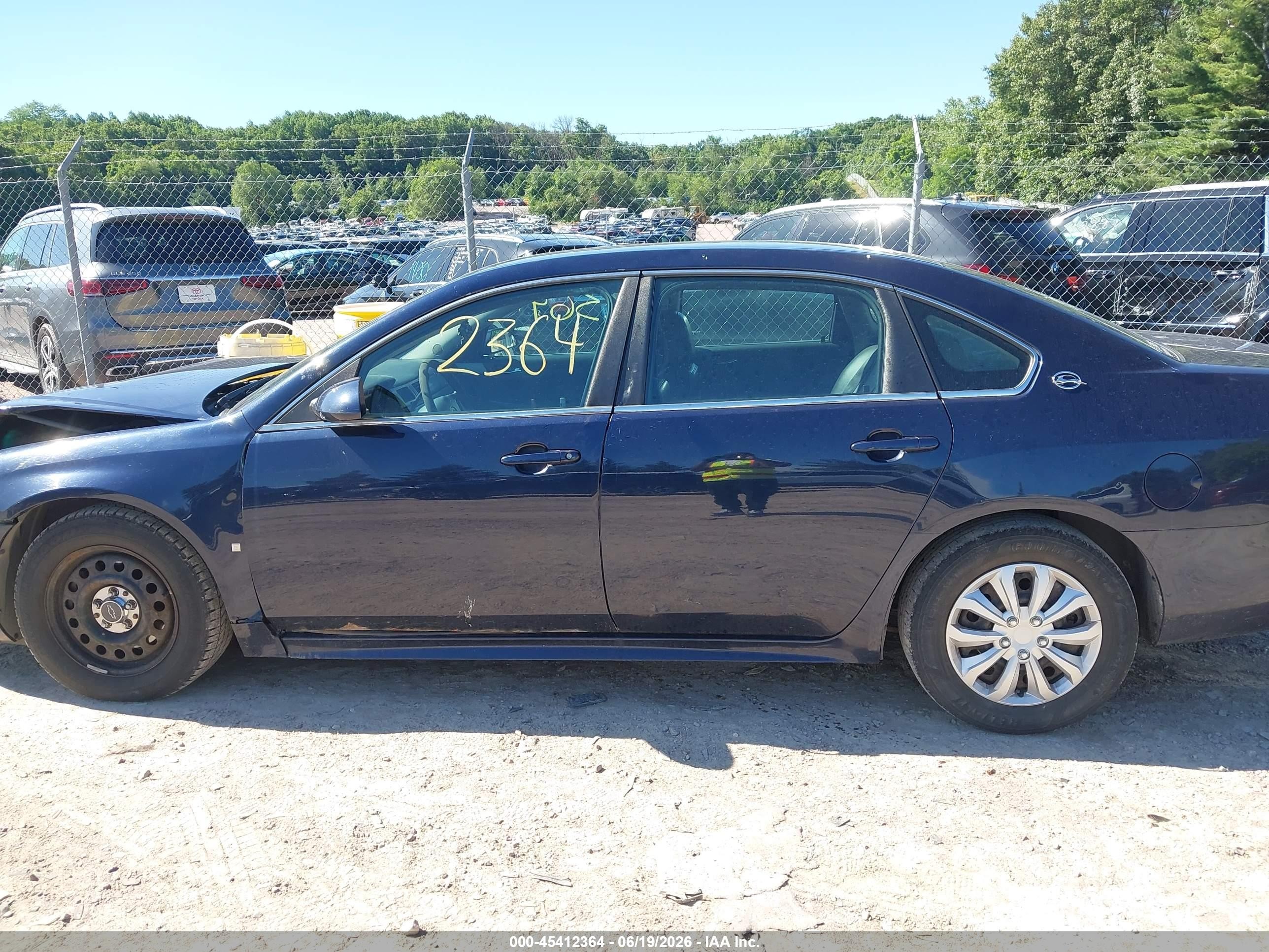 2009 Chevrolet Impala Police Blue vin: 2G1WS57M491308695