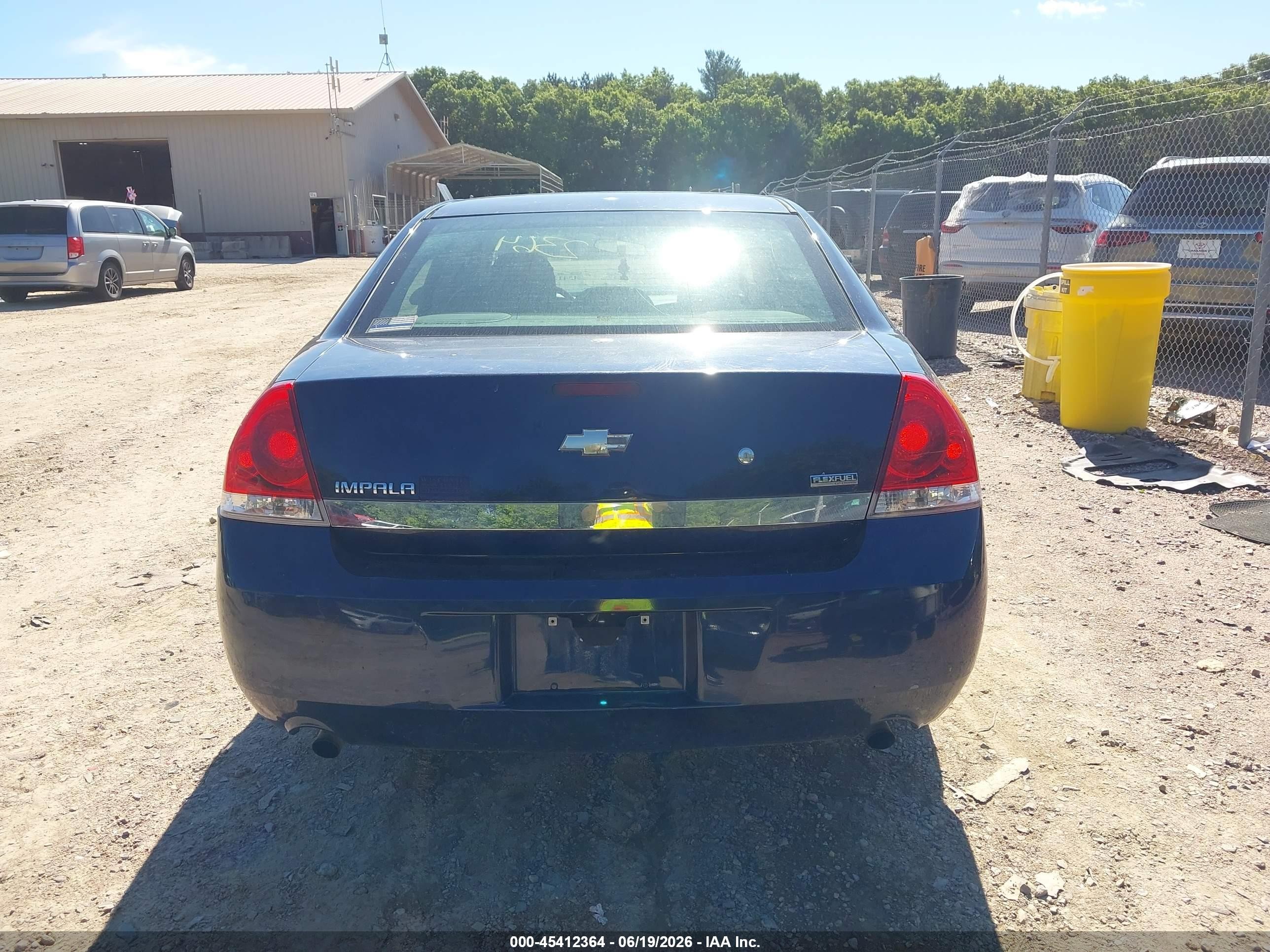 2009 Chevrolet Impala Police Blue vin: 2G1WS57M491308695